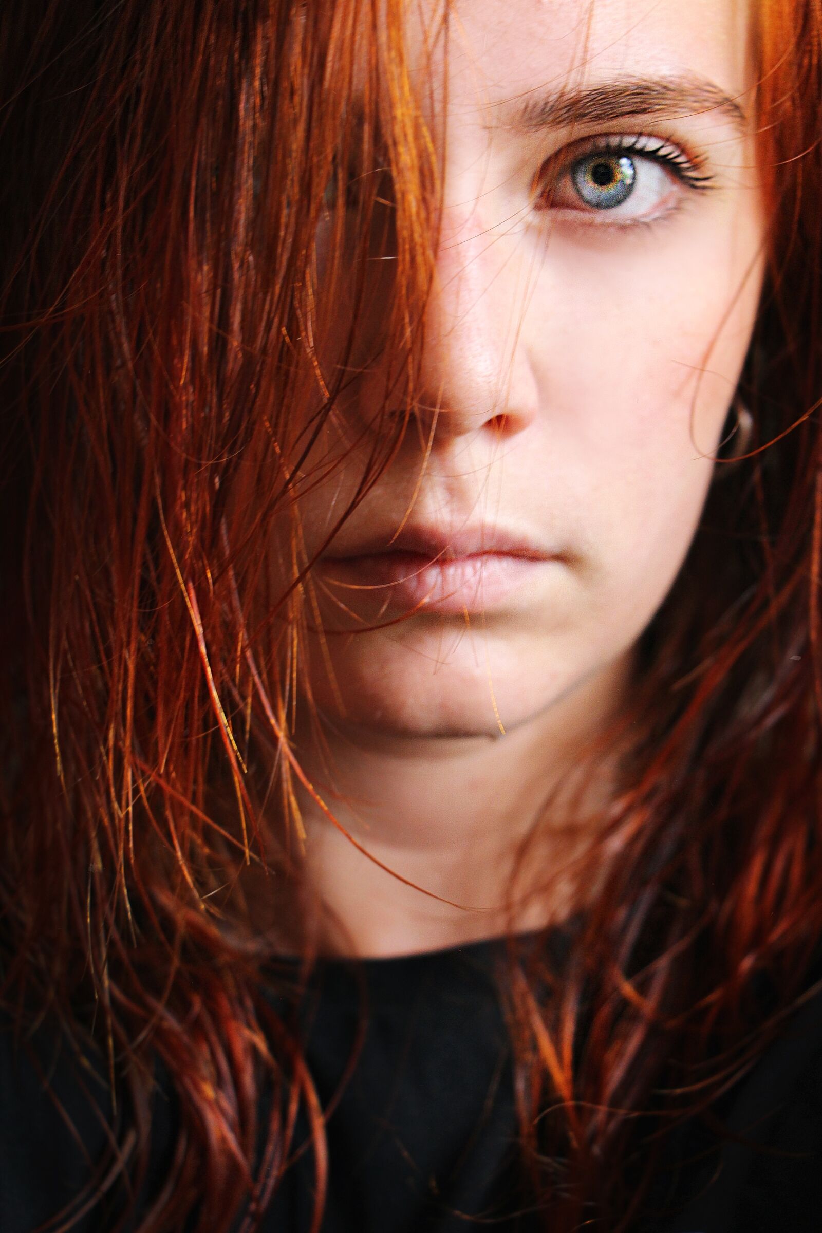Canon EOS 700D (EOS Rebel T5i / EOS Kiss X7i) sample photo. Blue eyes, portrait, self-portrait photography