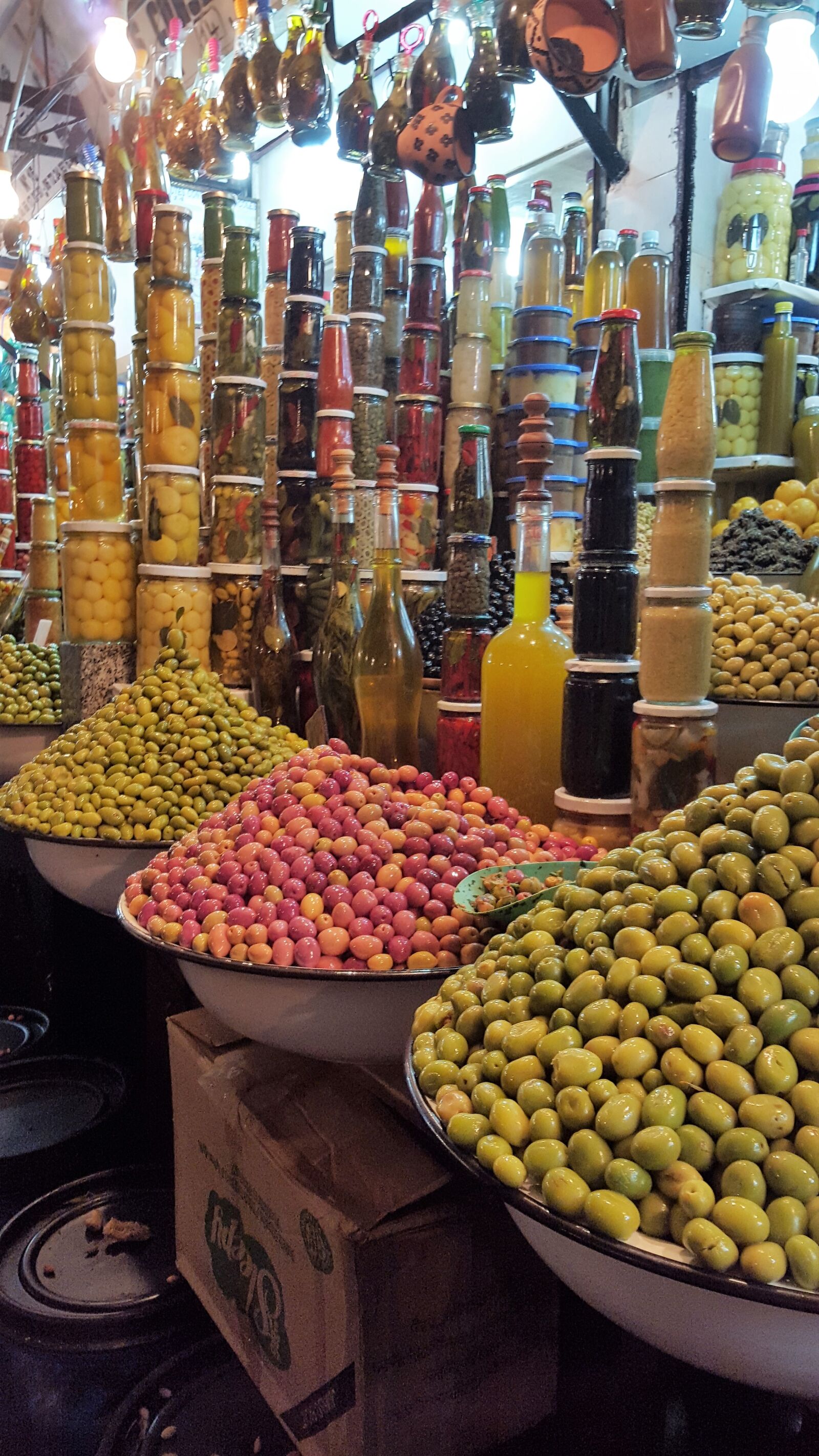 Samsung Galaxy S6 sample photo. Marrakech, market, olives photography