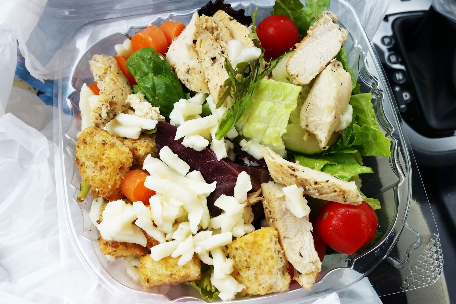 Samsung Galaxy S5 sample photo. Salad, to go, eat photography