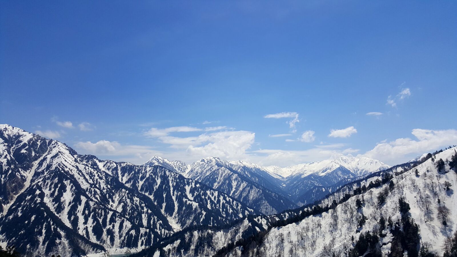 Samsung Galaxy Note5 sample photo. Kurobe dam, mountain, snow photography