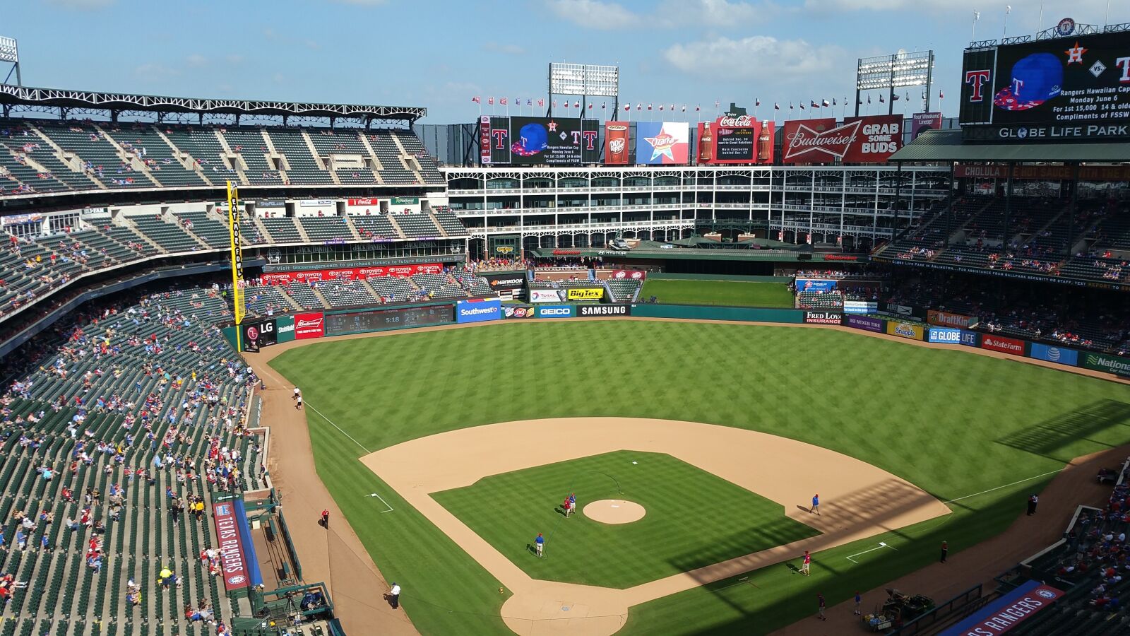 Samsung Galaxy Note4 sample photo. Stadium, baseball, bleachers photography