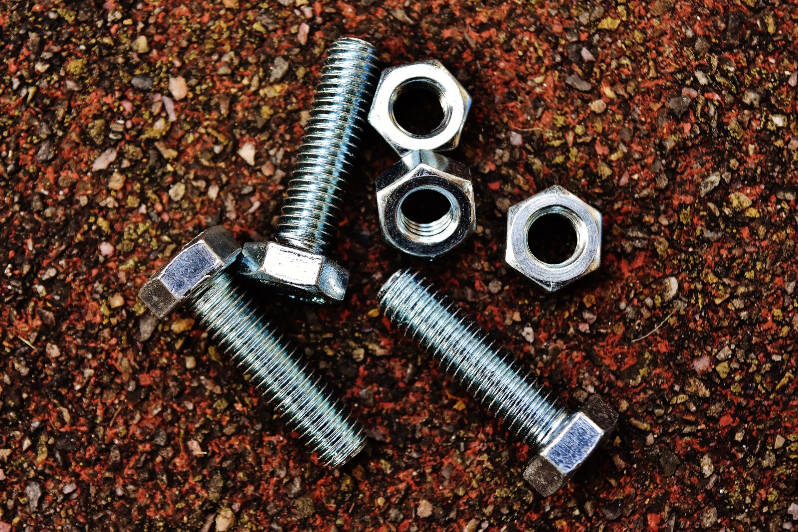 Nikon D7200 sample photo. Screw, nuts, hex bolt photography