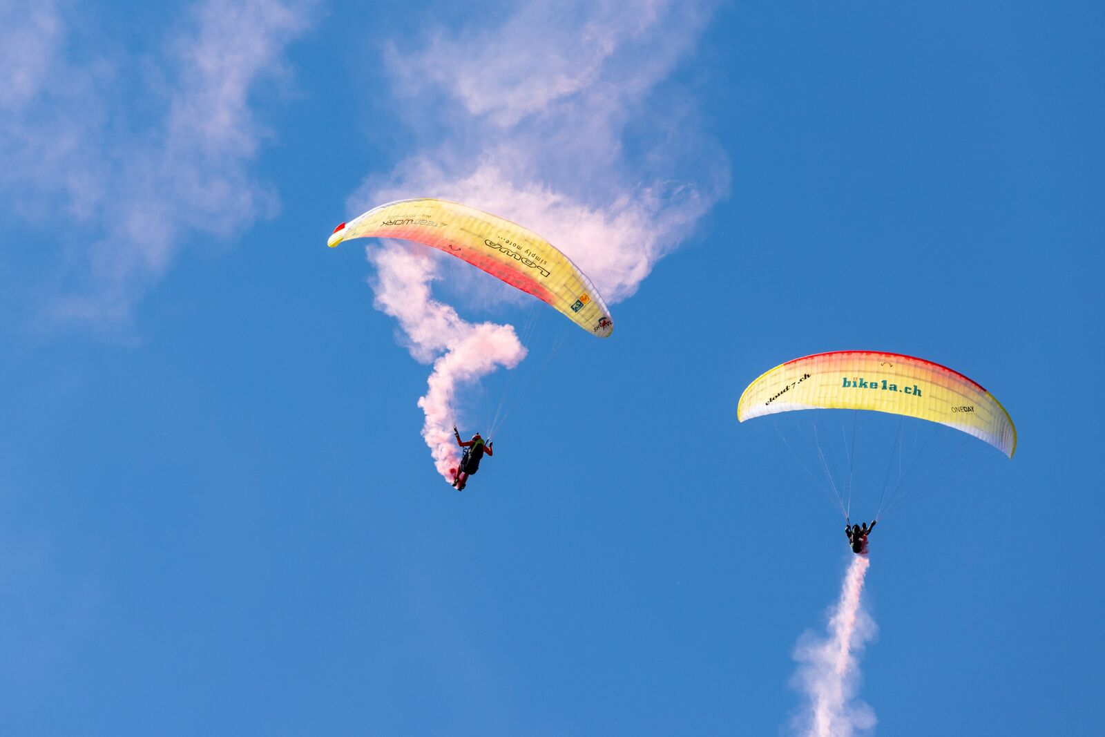 Canon EOS 6D Mark II sample photo. Parachute, paragliding, flugshow photography