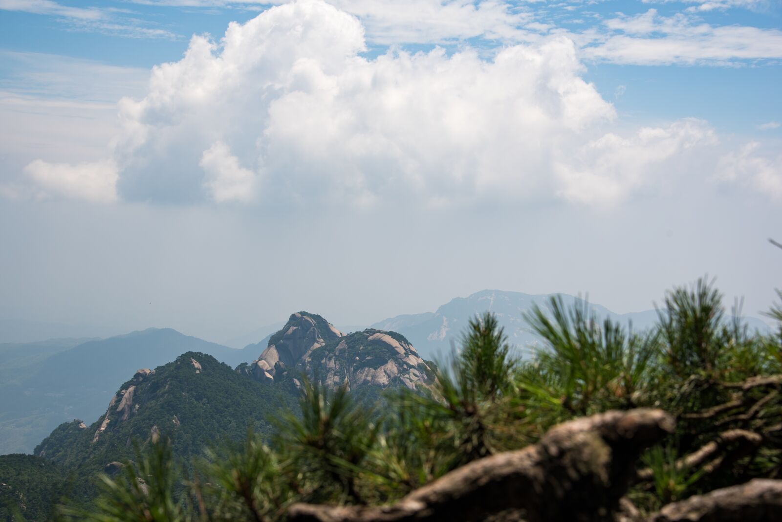 Nikon D750 sample photo. Mountain, tianzhu mountain, cloud photography