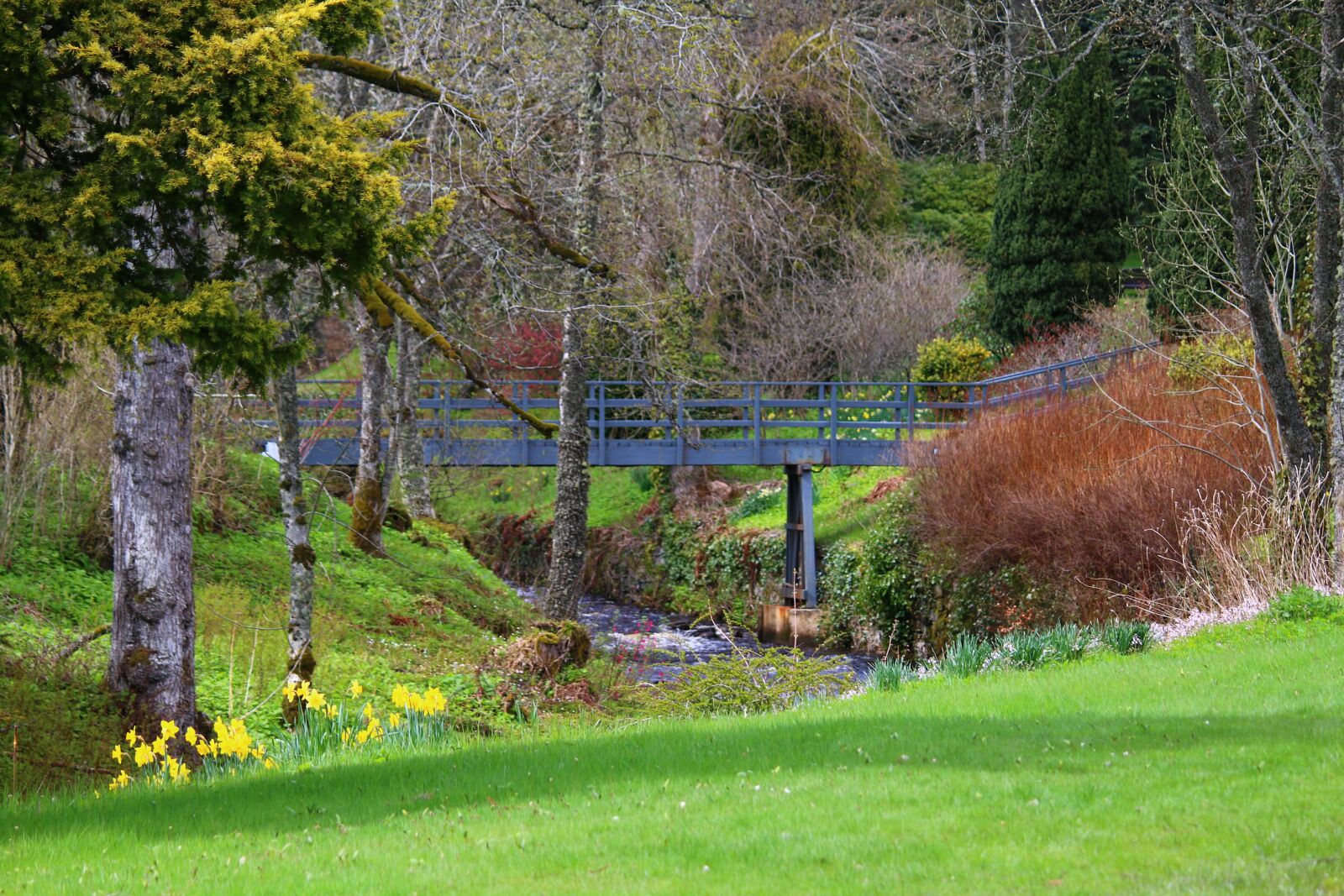 Canon EF-S 55-250mm F4-5.6 IS sample photo. Bridge, landscape, scotland photography