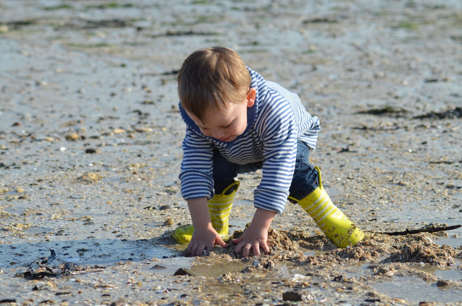Nikon D5100 sample photo. Child, beach, marin photography