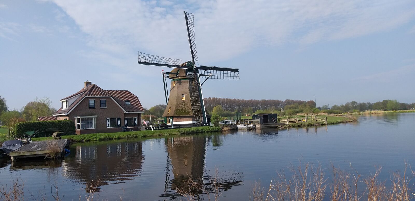 Samsung Galaxy A6+ sample photo. Mill, lead, broekdijkmolen photography