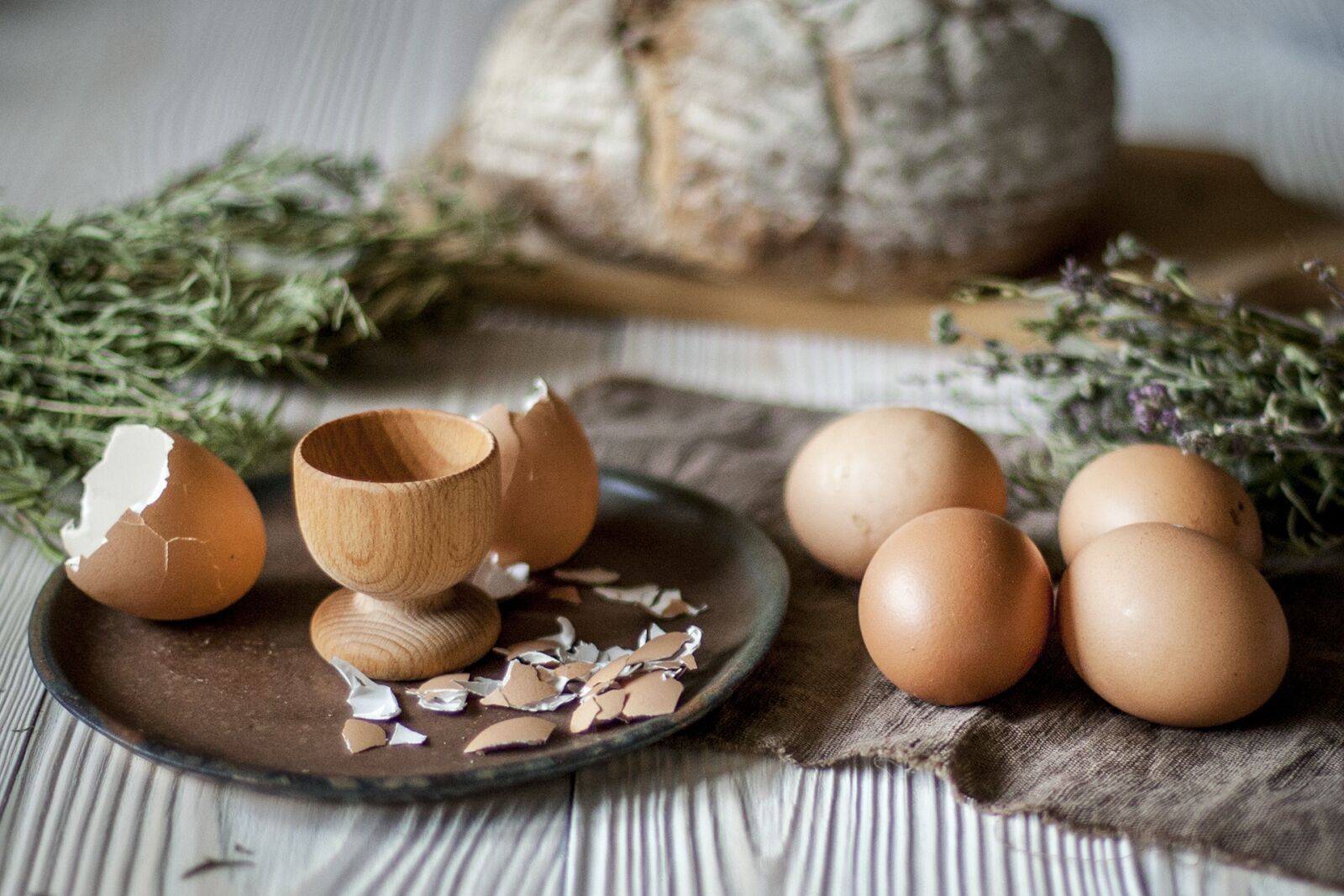 Canon EF 50mm F1.4 USM sample photo. Food, egg, table photography