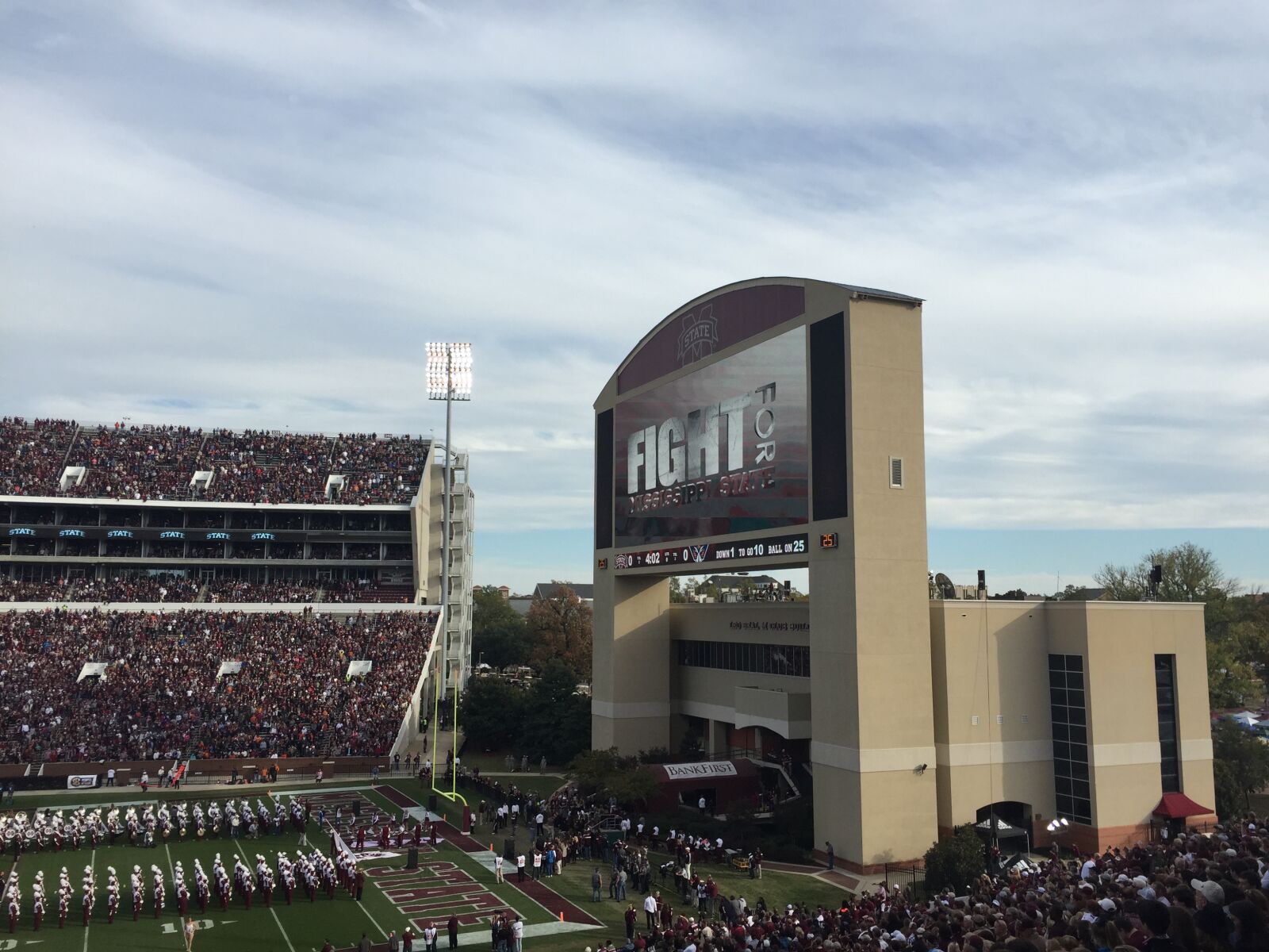 Apple iPhone 6 sample photo. Mississippi state, scoreboard, mississippi photography