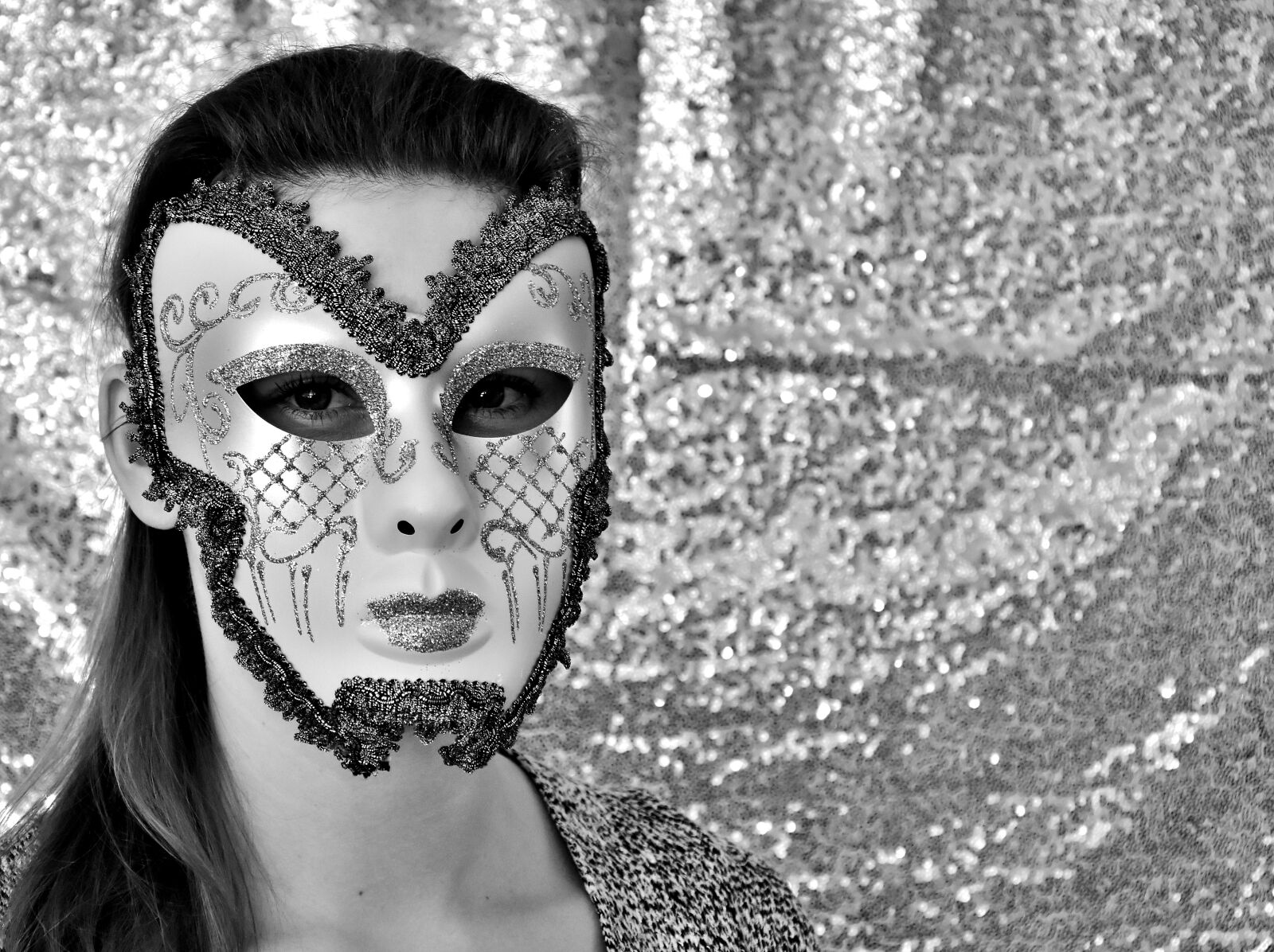 Nikon D7200 sample photo. Woman, mask, anonymous photography