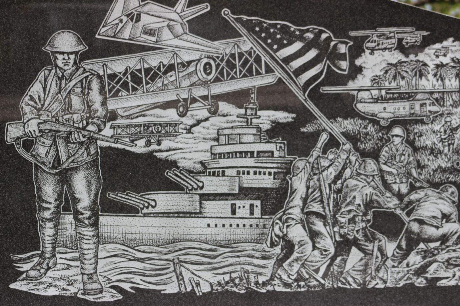 Canon EF75-300mm f/4-5.6 sample photo. War, america, military photography