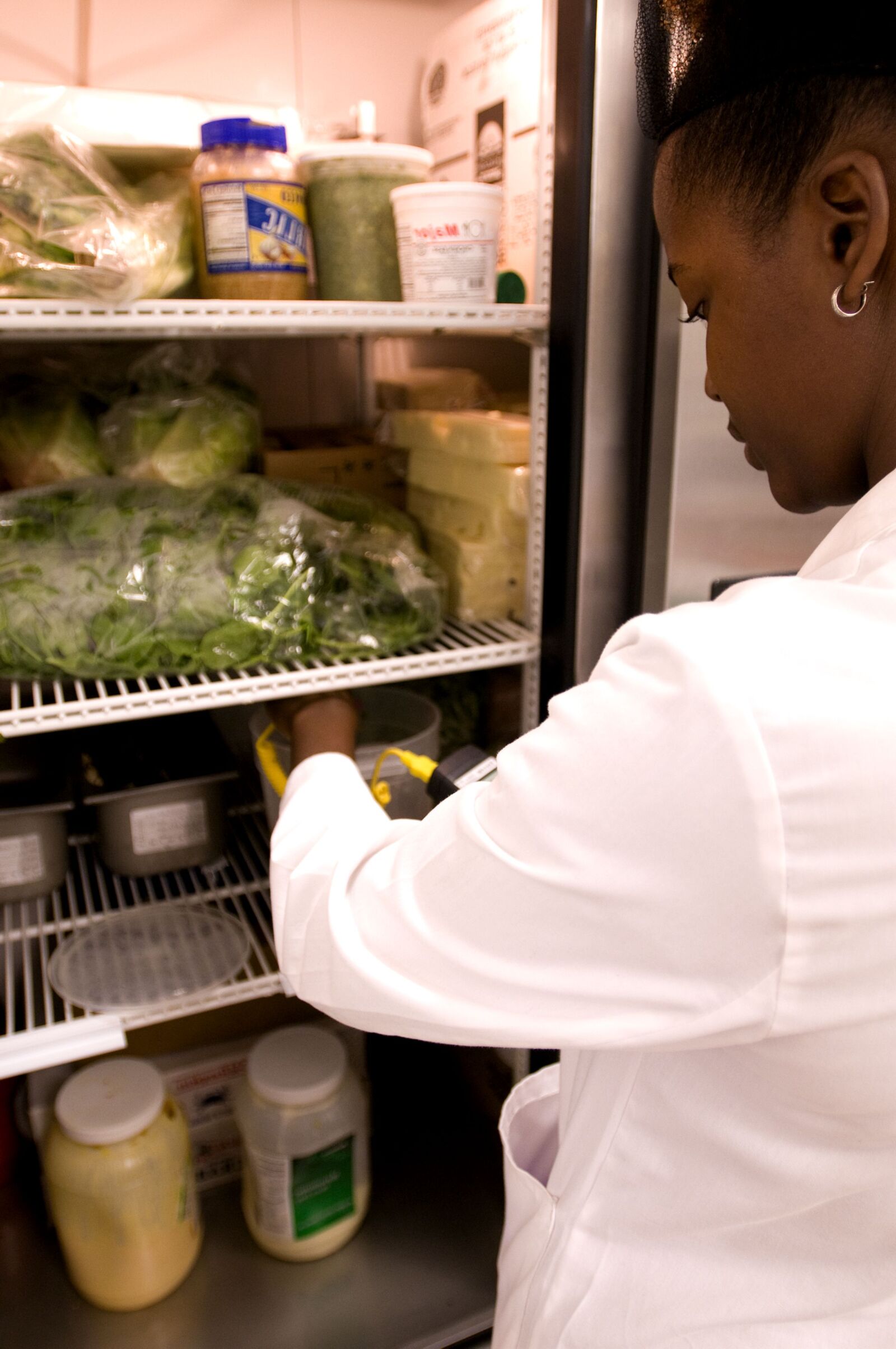 Nikon D300 sample photo. Health, inspector, inspecting, food photography