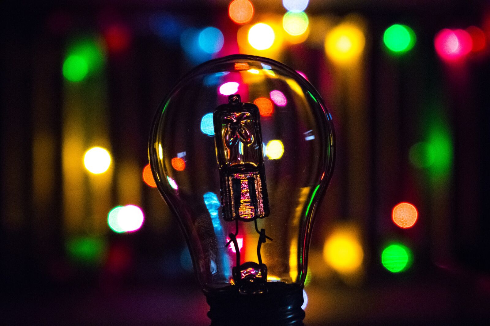 Nikon D3300 sample photo. Light bulb, bulb, bokeh photography