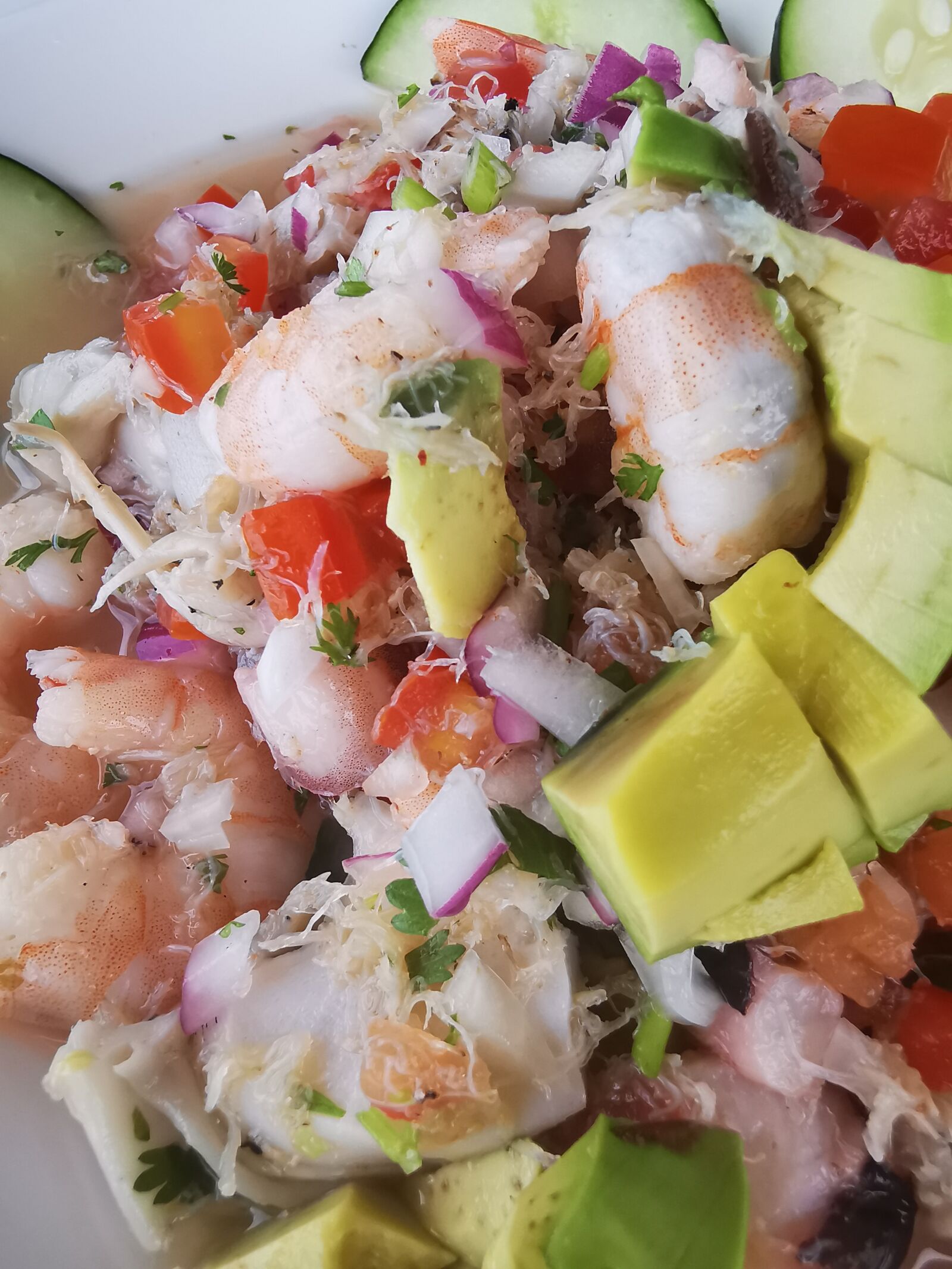 HUAWEI P30 Pro sample photo. Ceviche, seafood, food photography