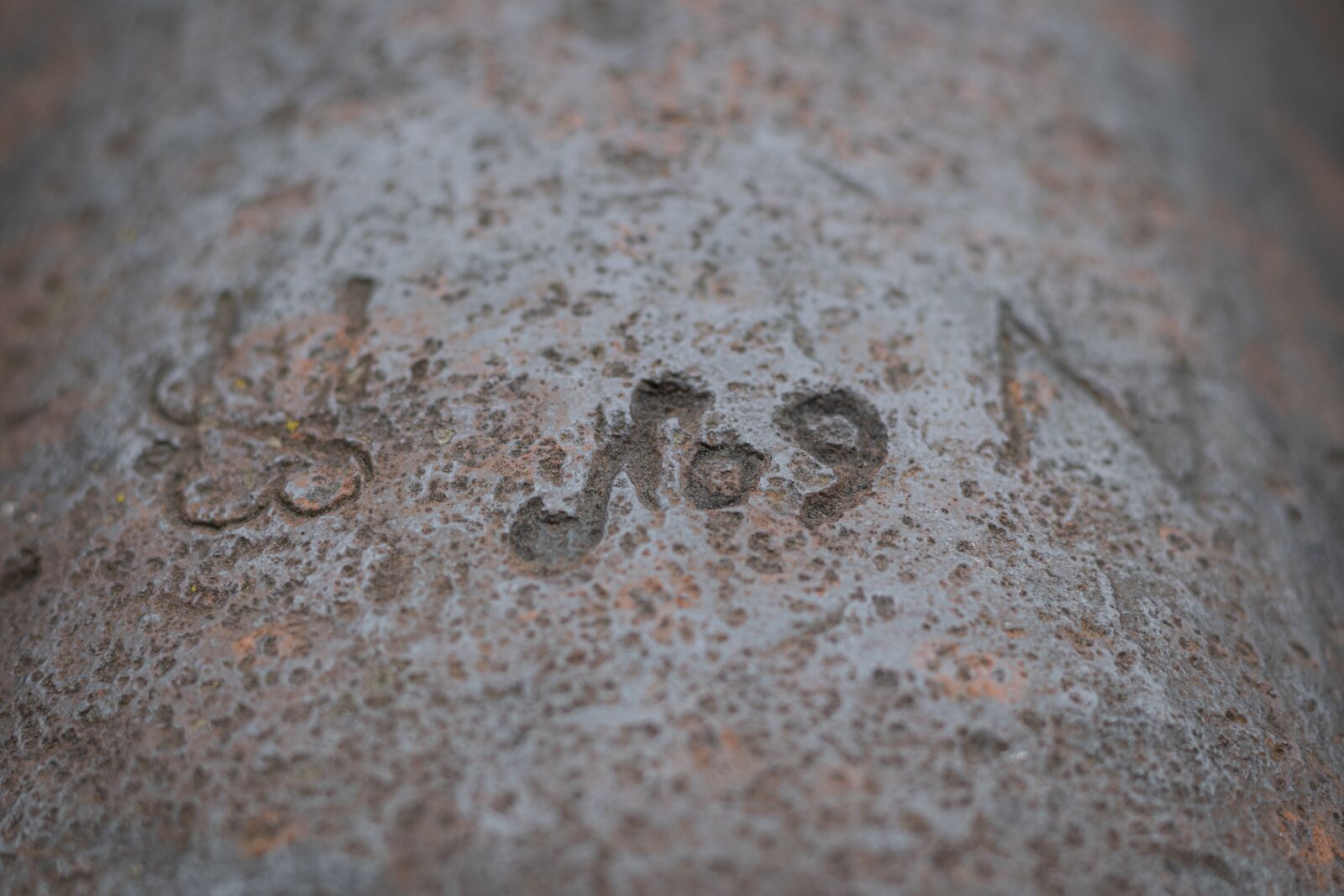 Canon EOS 250D (EOS Rebel SL3 / EOS Kiss X10 / EOS 200D II) sample photo. Engraving, engraving on cast photography