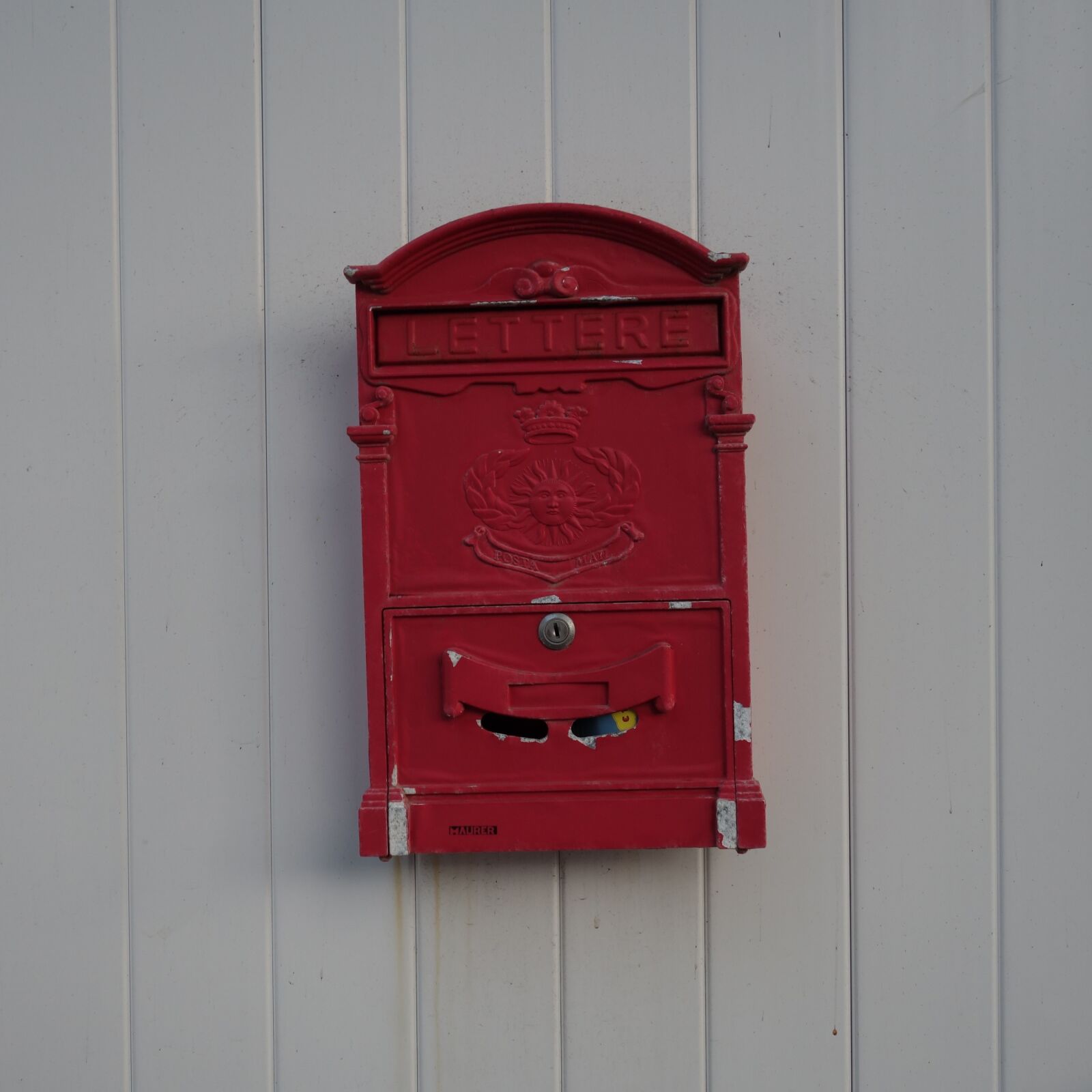 Sony Cyber-shot DSC-RX100 II sample photo. Mailbox, red, post photography