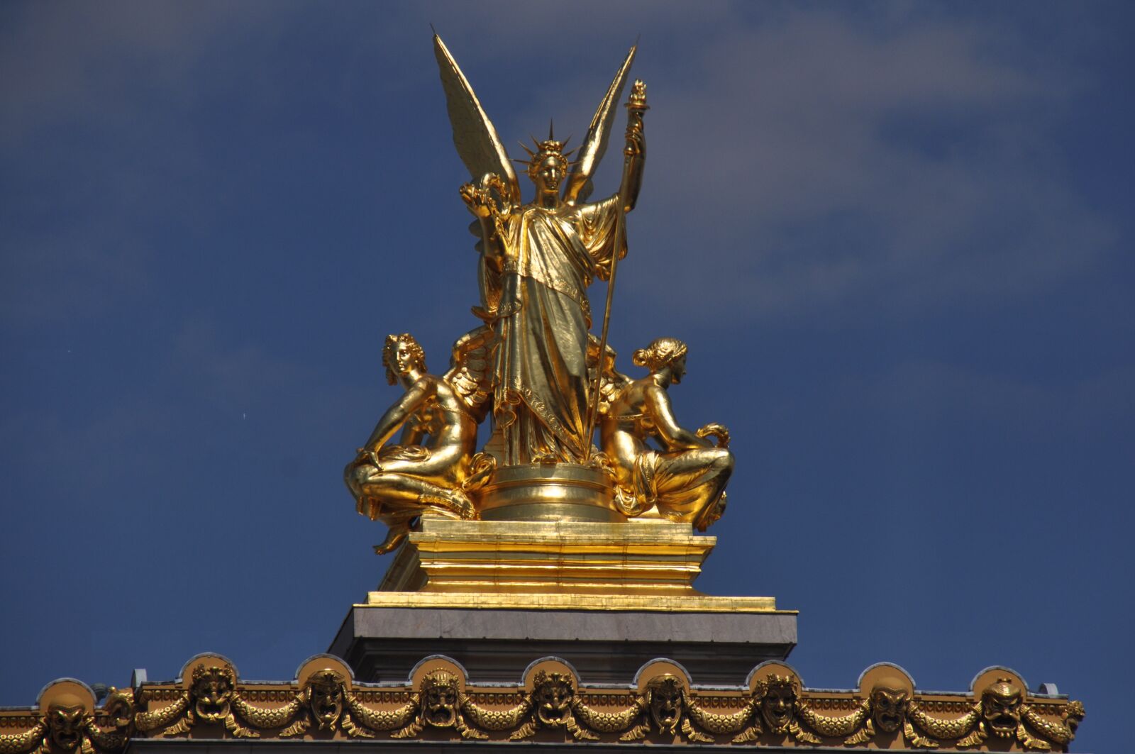 Nikon D5000 sample photo. Paris, opera garnier, gold photography