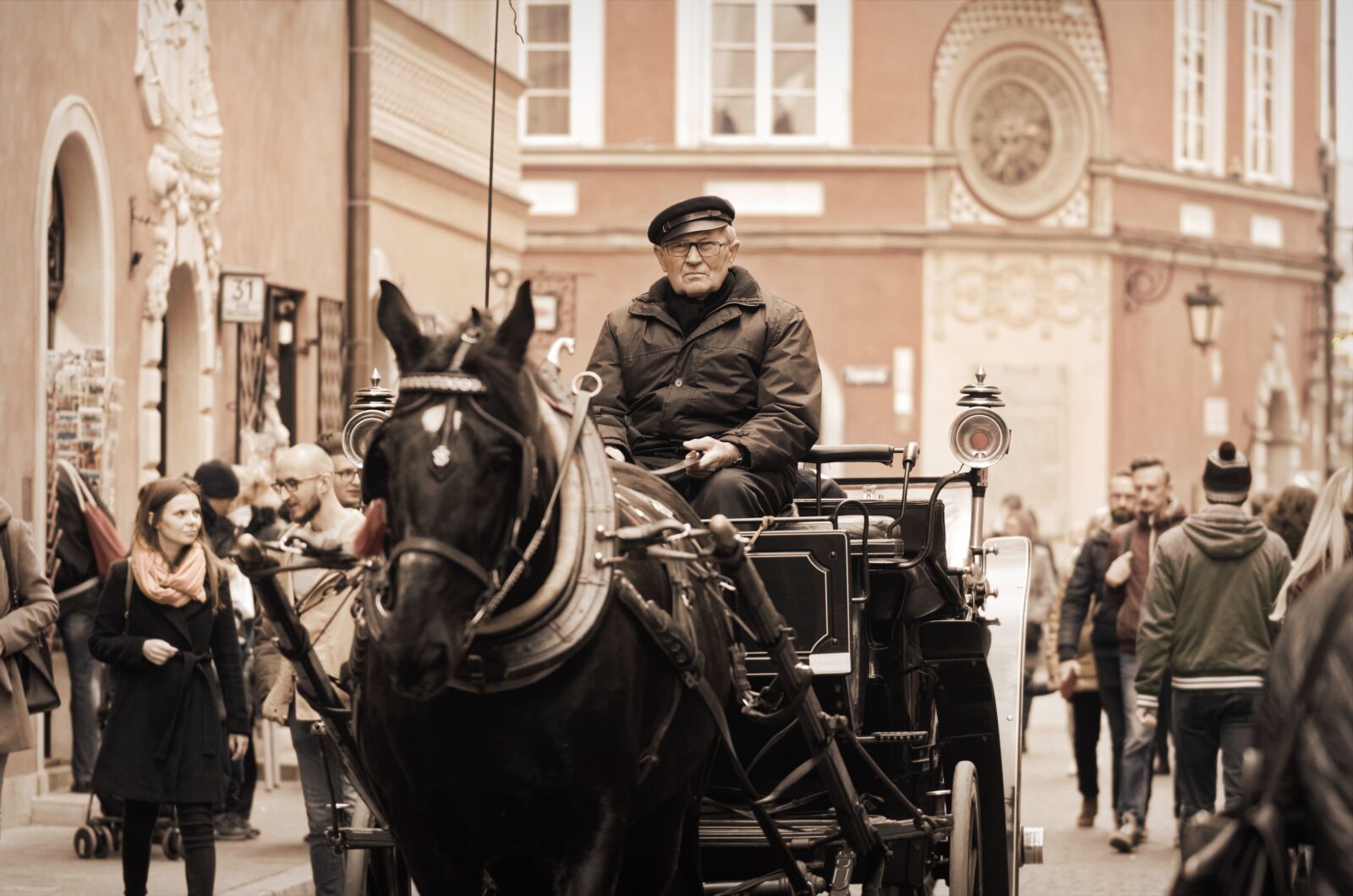 Nikon D5100 sample photo. Coach, the driver, driver photography