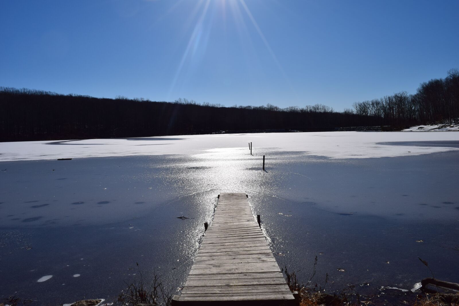 Nikon D3300 sample photo. Winter, lake, sun photography
