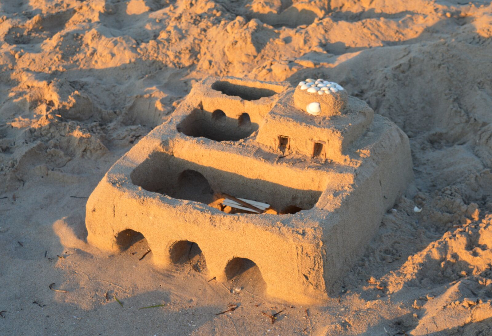 Nikon D3200 sample photo. Sandcastle, beach, sand photography
