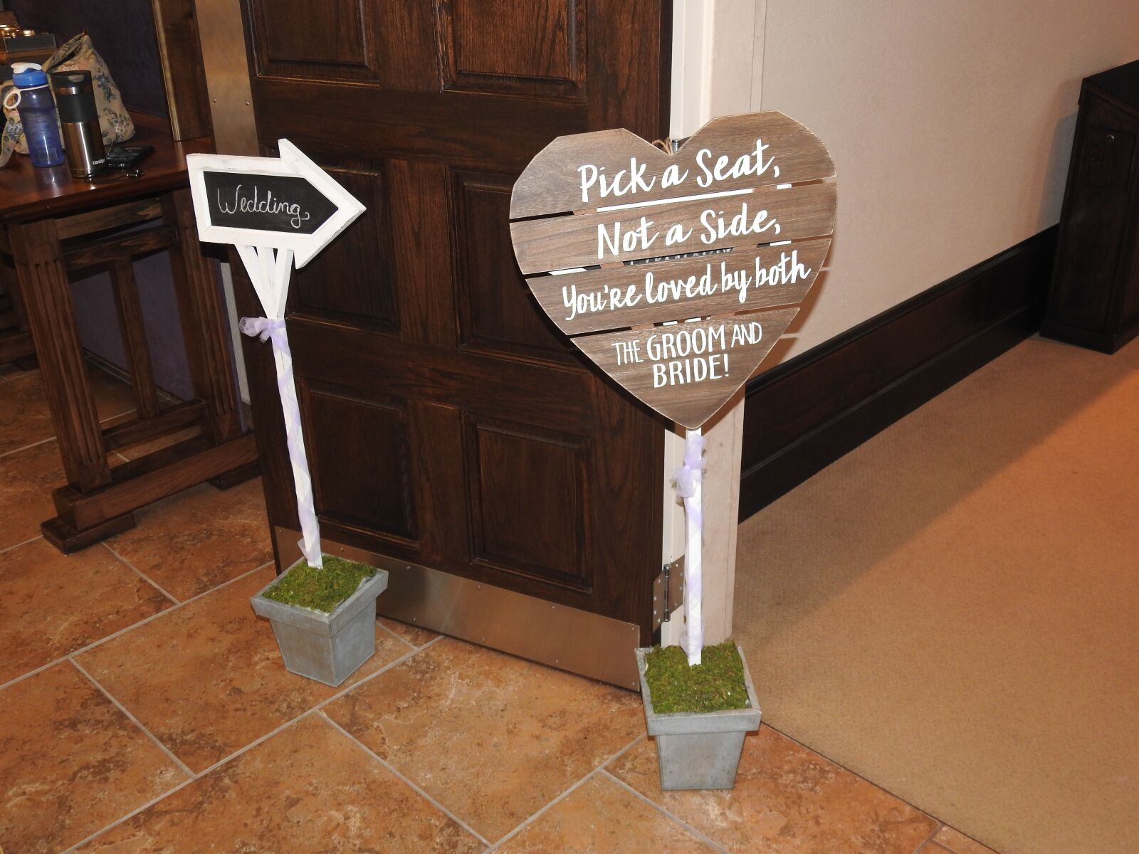 Nikon Coolpix P900 sample photo. Sign, wedding, side photography