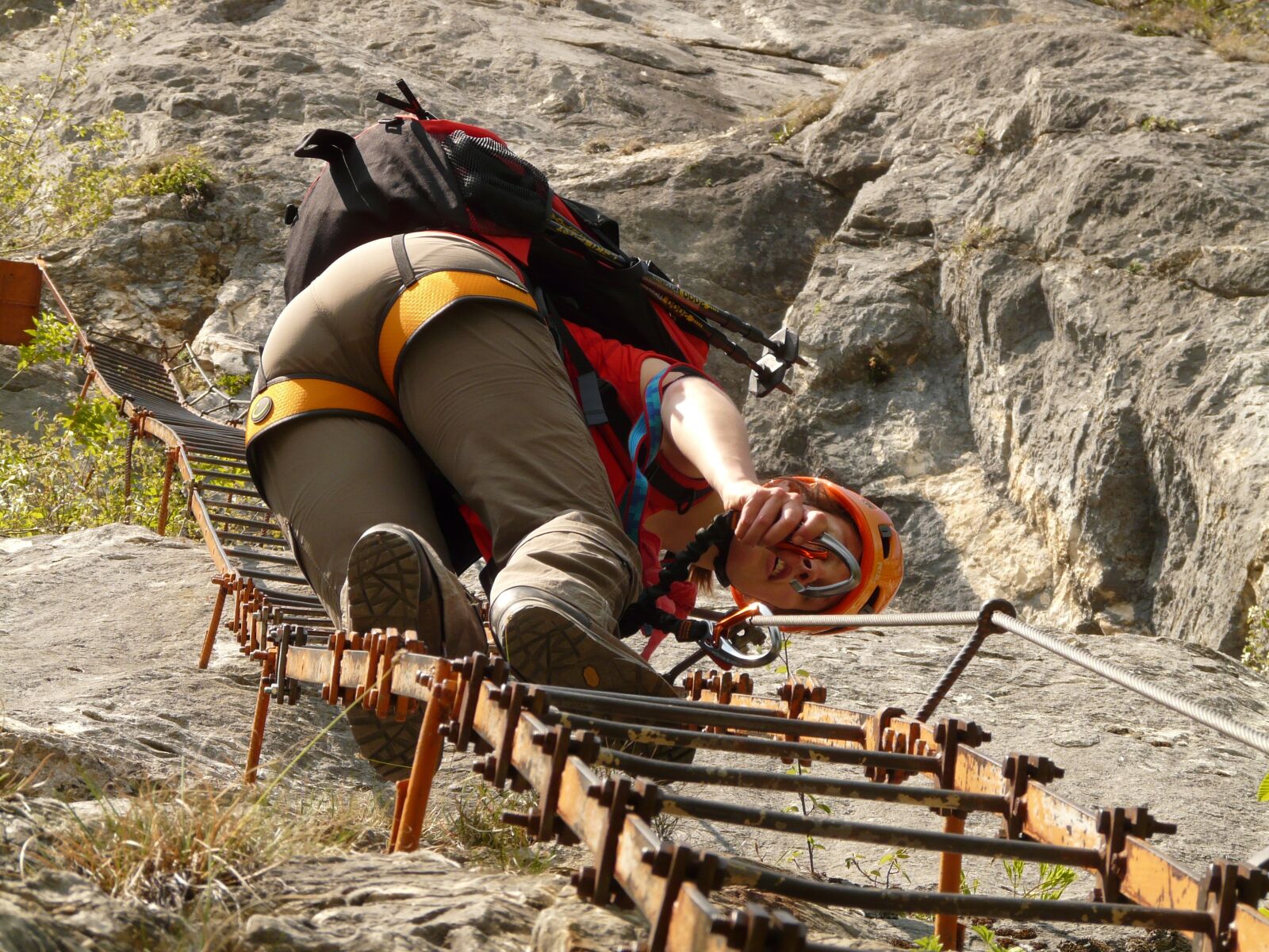 Panasonic DMC-FZ18 sample photo. Climbing platform system, climbing photography