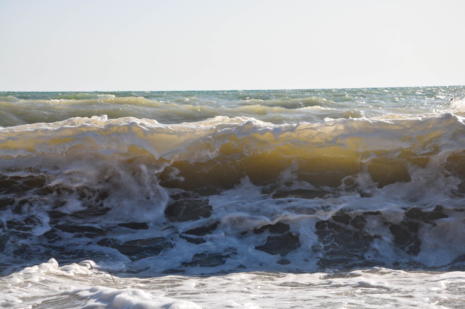 Nikon D90 sample photo. Black sea, wave, beach photography