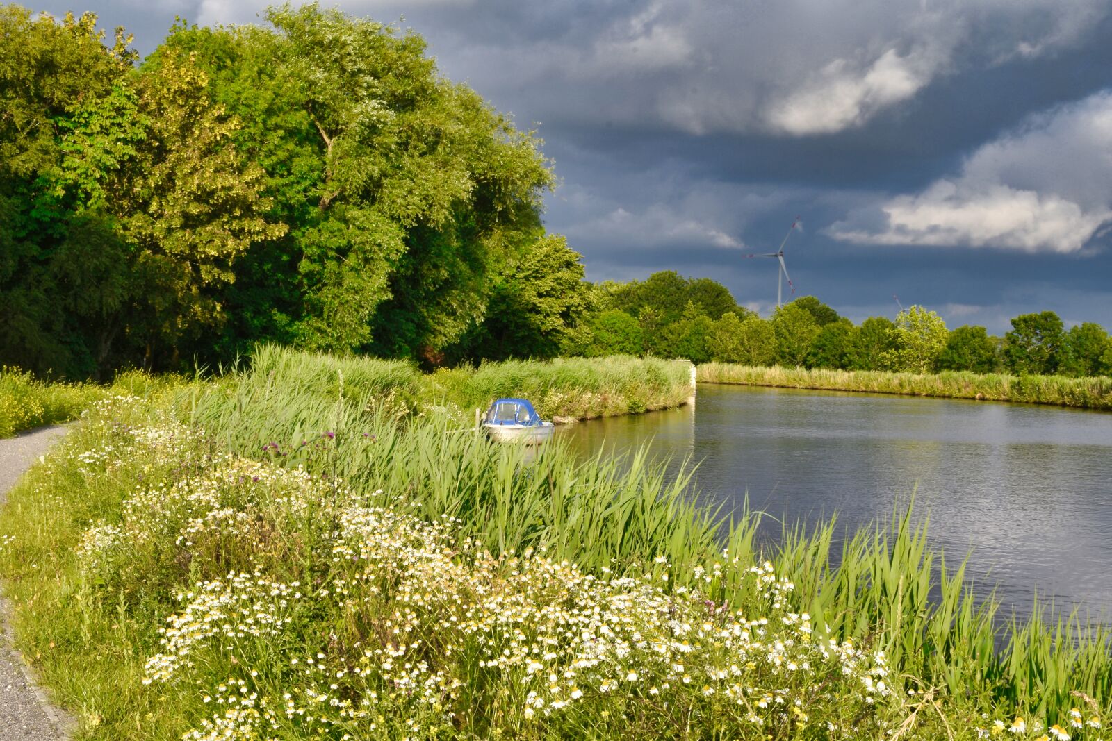 Nikon D5600 sample photo. Channel, water, boat photography