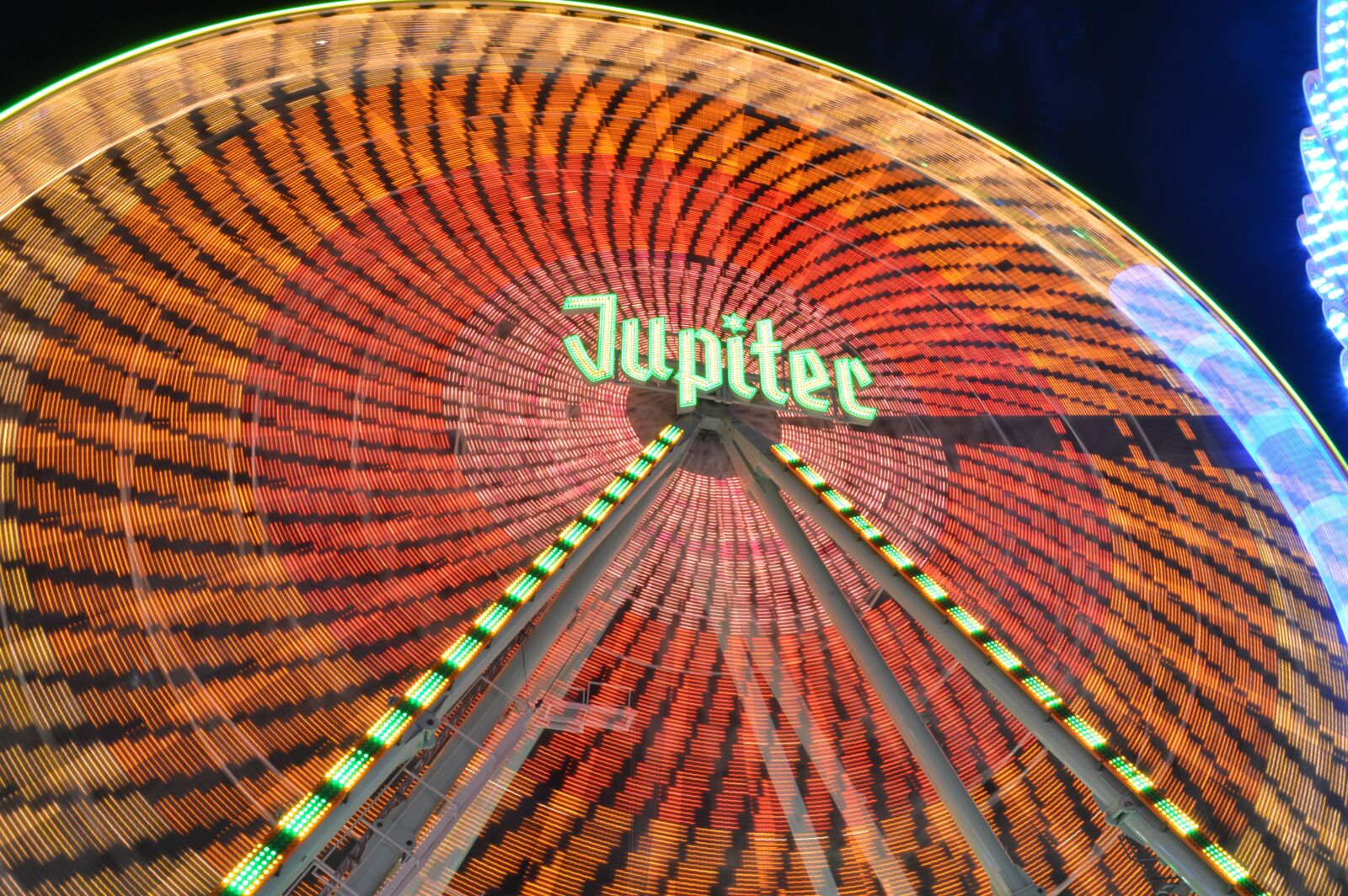 Nikon D3200 sample photo. Ferris wheel, fair, send photography