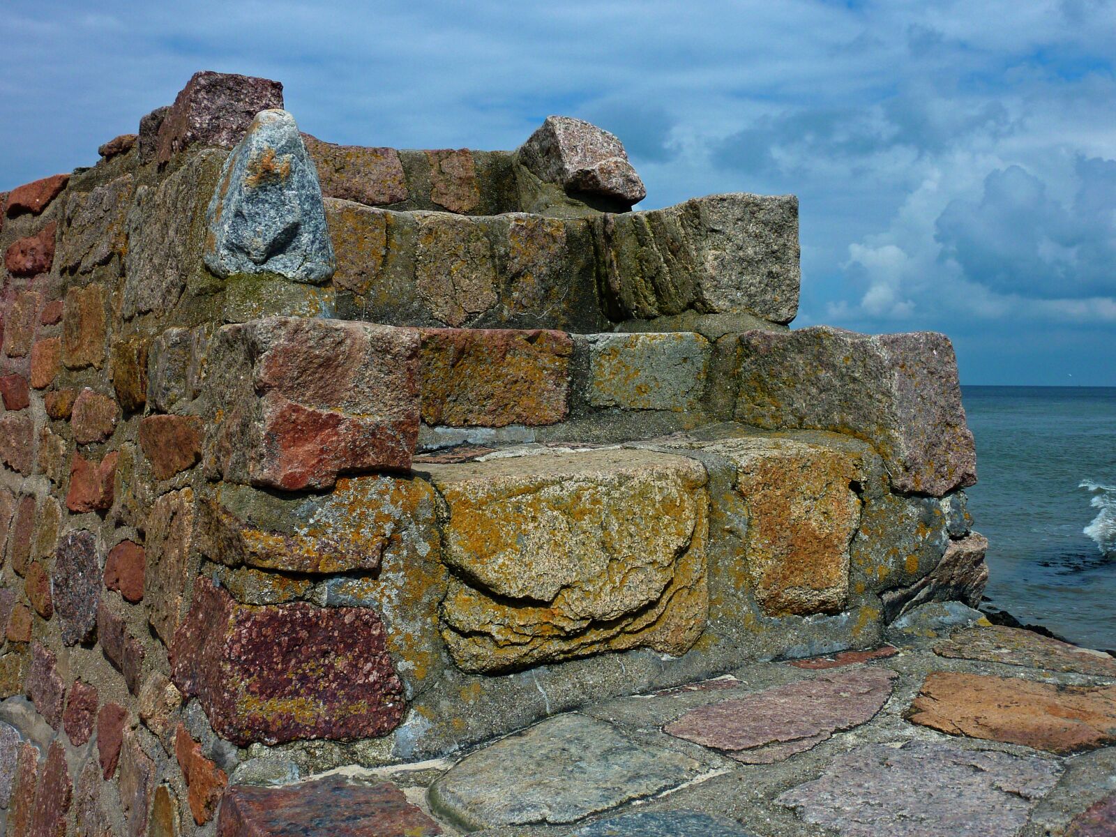 Panasonic DMC-TZ7 sample photo. Quay wall, bank, sea photography