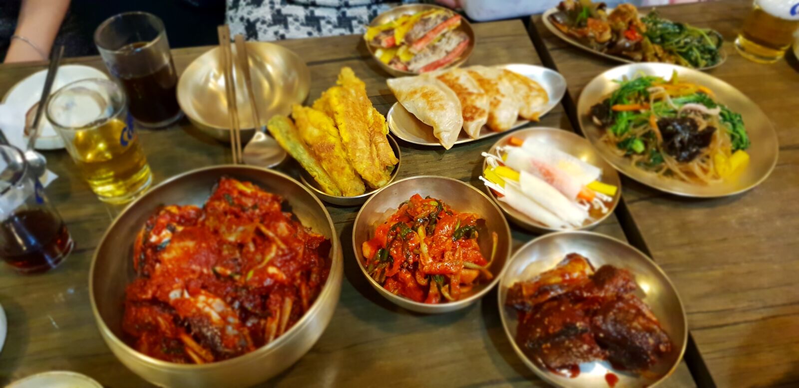 Samsung Galaxy S9+ sample photo. Korean food, birthday table photography