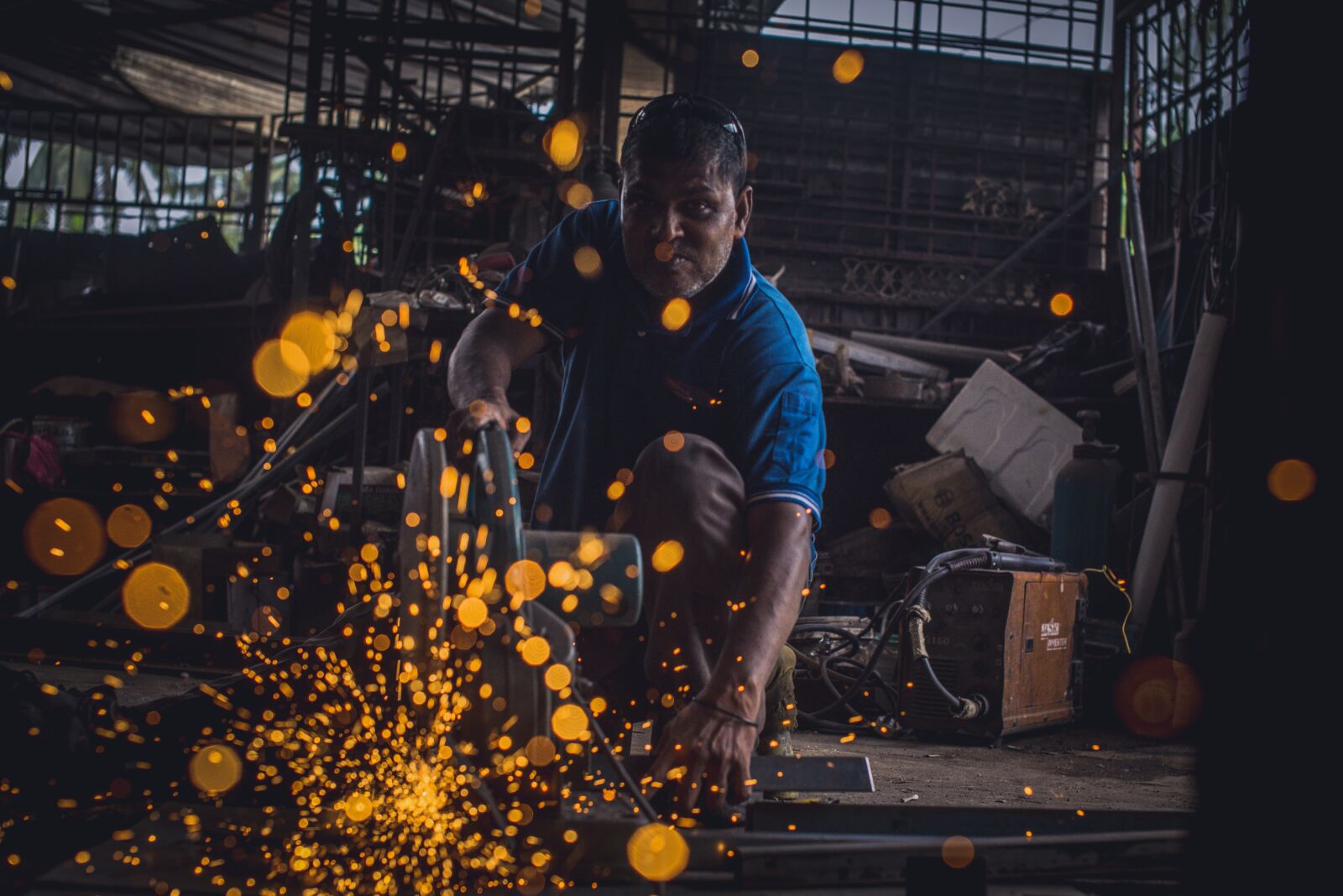 Nikon D750 sample photo. Welding, working, iron photography