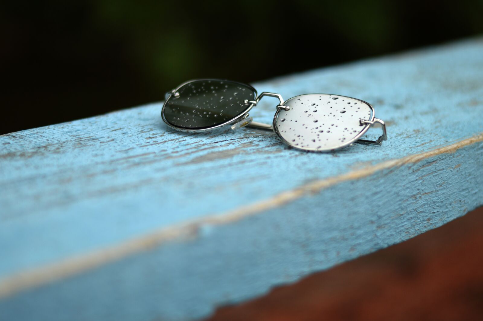 Nikon D3200 sample photo. Glasses, raindrops, overcast photography