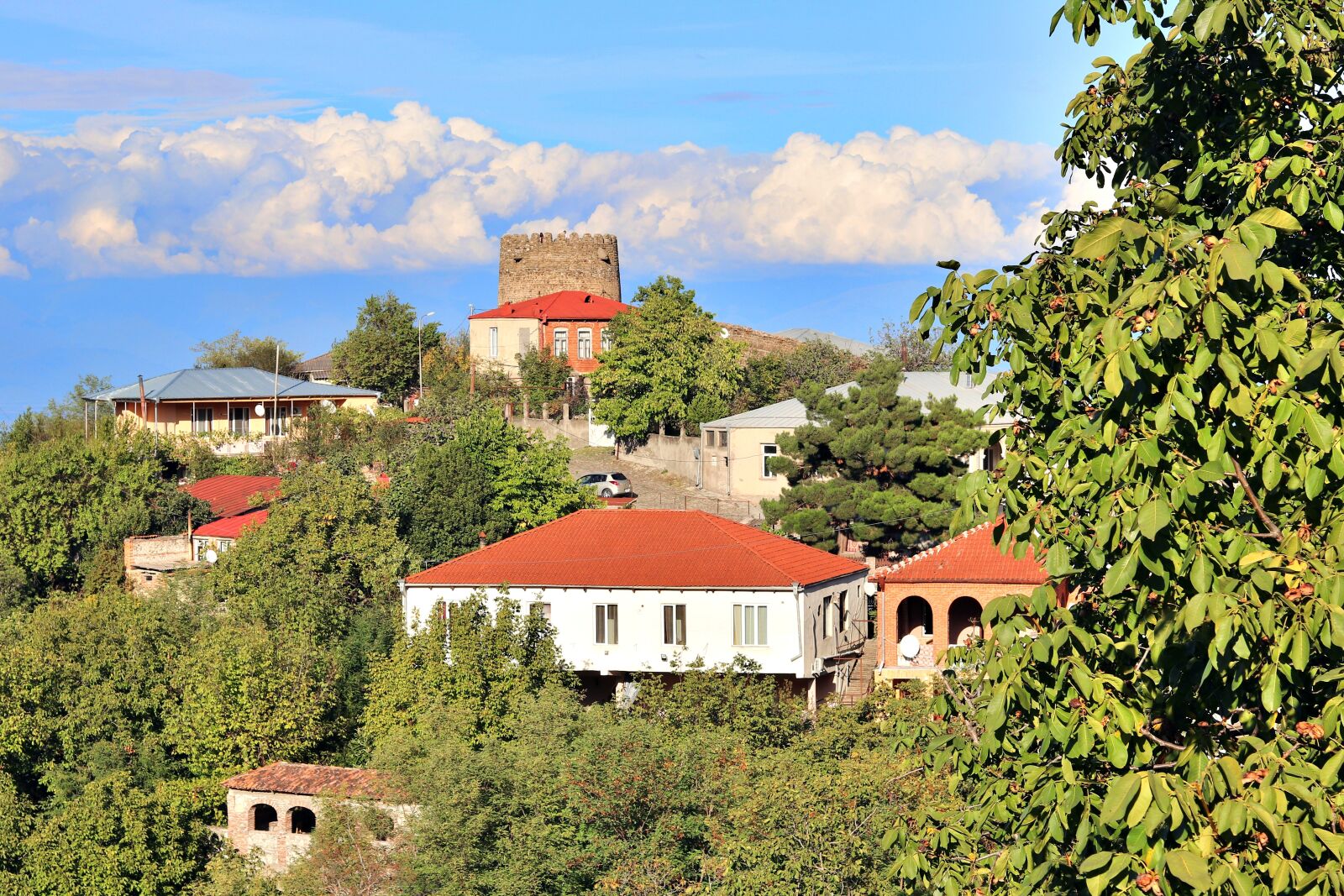 Canon EOS 200D (EOS Rebel SL2 / EOS Kiss X9) sample photo. Georgia, sighnaghi, sky photography
