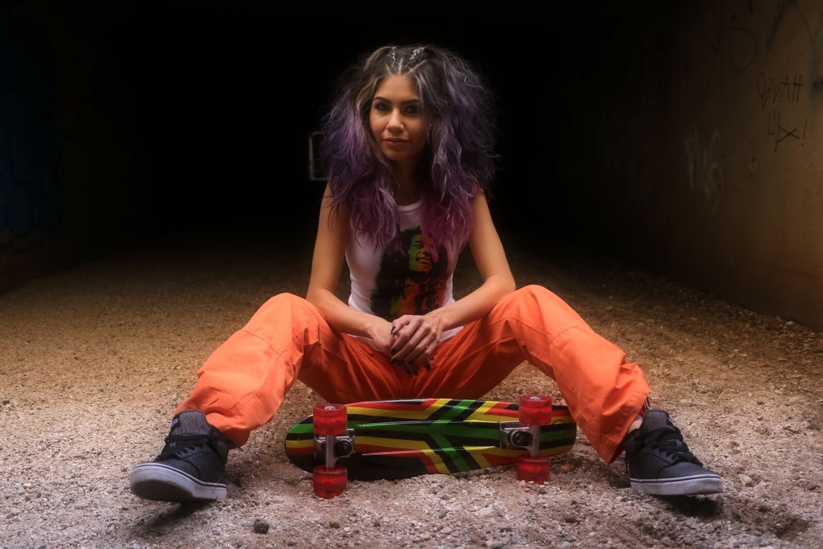 Canon EOS 7D Mark II sample photo. Skate girl, pretty skater photography