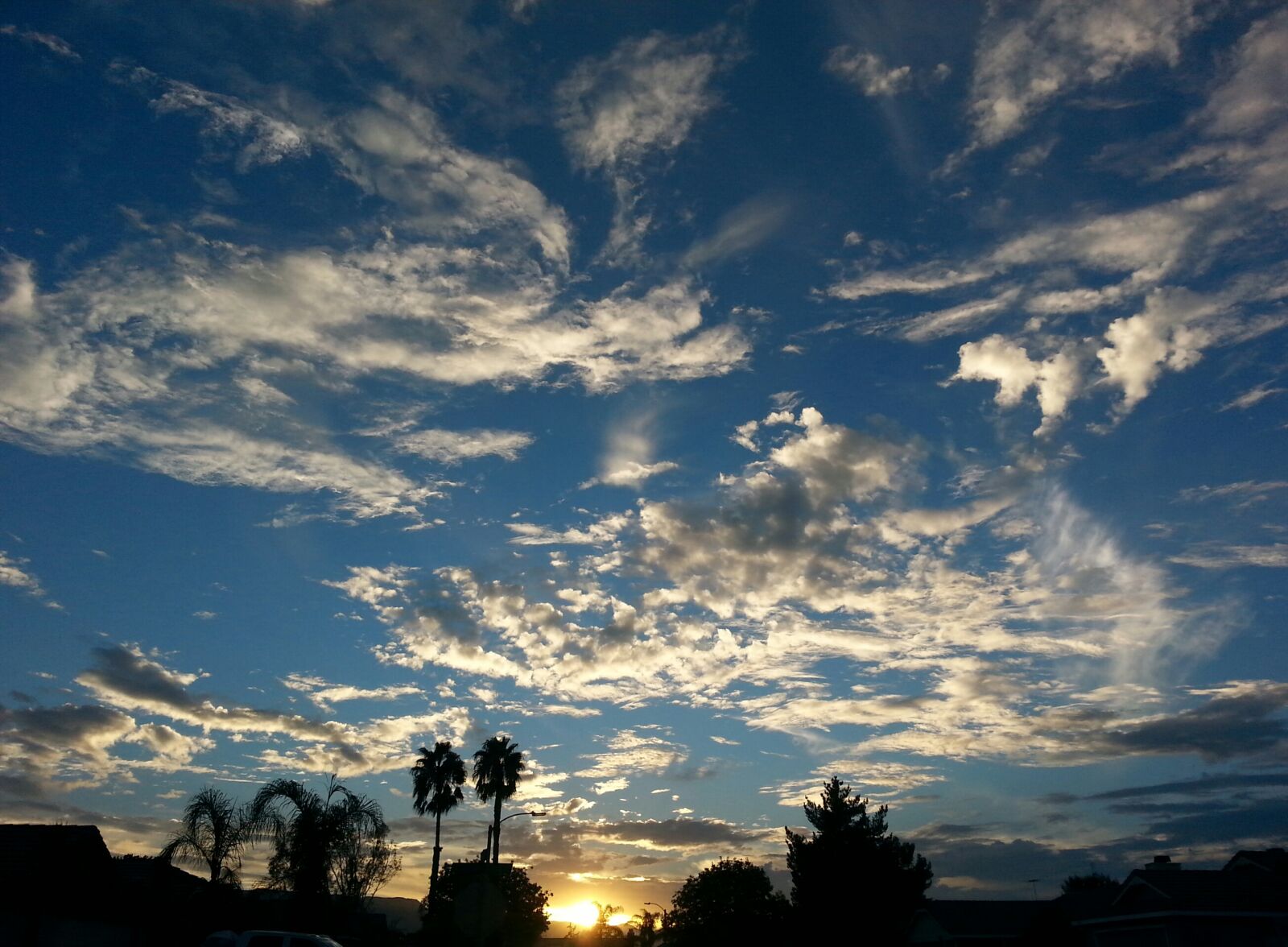Samsung Galaxy S3 sample photo. Clouds, evening, sky photography