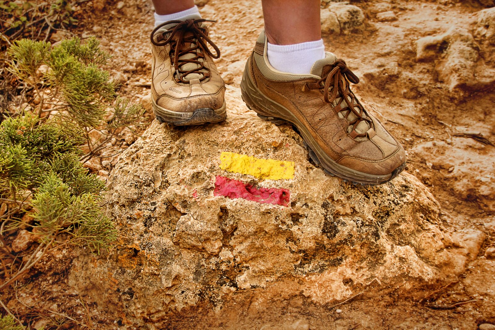 Canon EOS 550D (EOS Rebel T2i / EOS Kiss X4) sample photo. Hiking, boots, mark photography