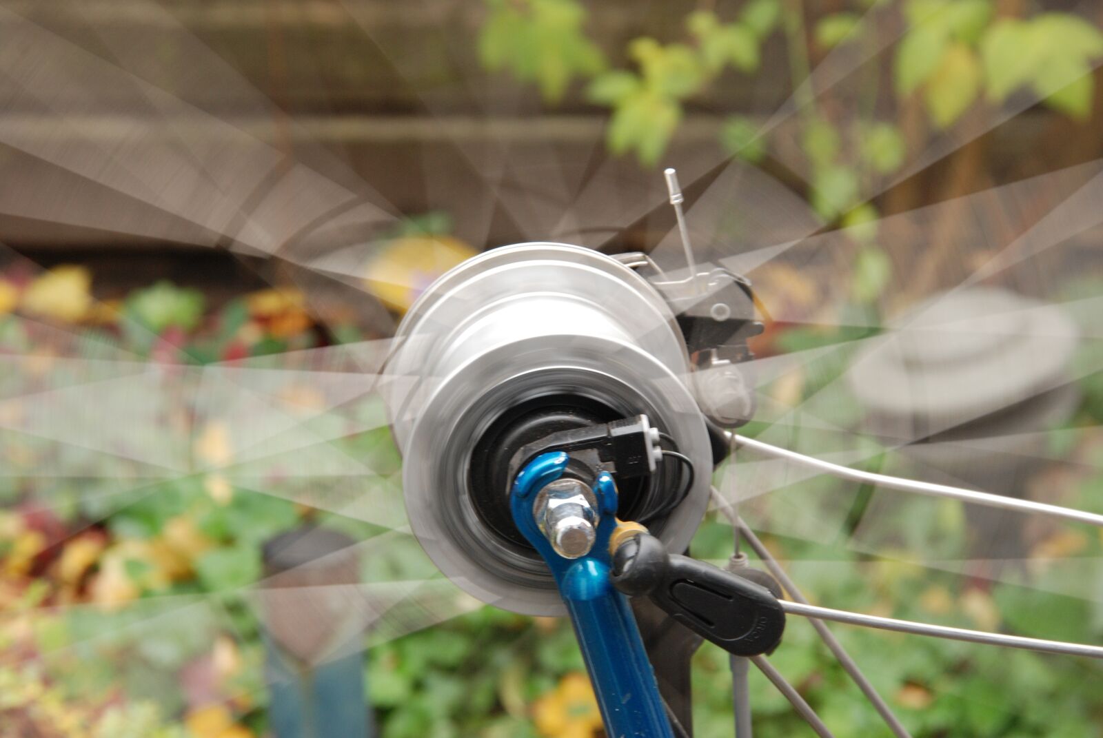 Nikon D80 sample photo. Bicycle, wheel, motion photography