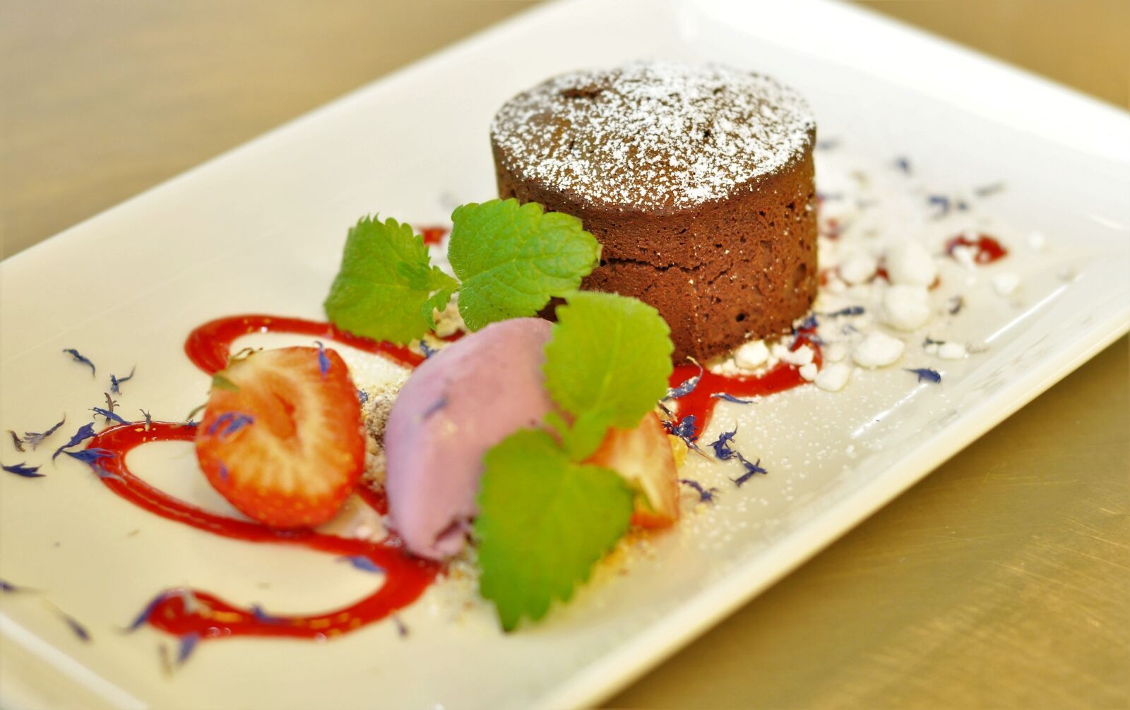 Nikon D90 sample photo. Dessert, chocolate, icecream photography