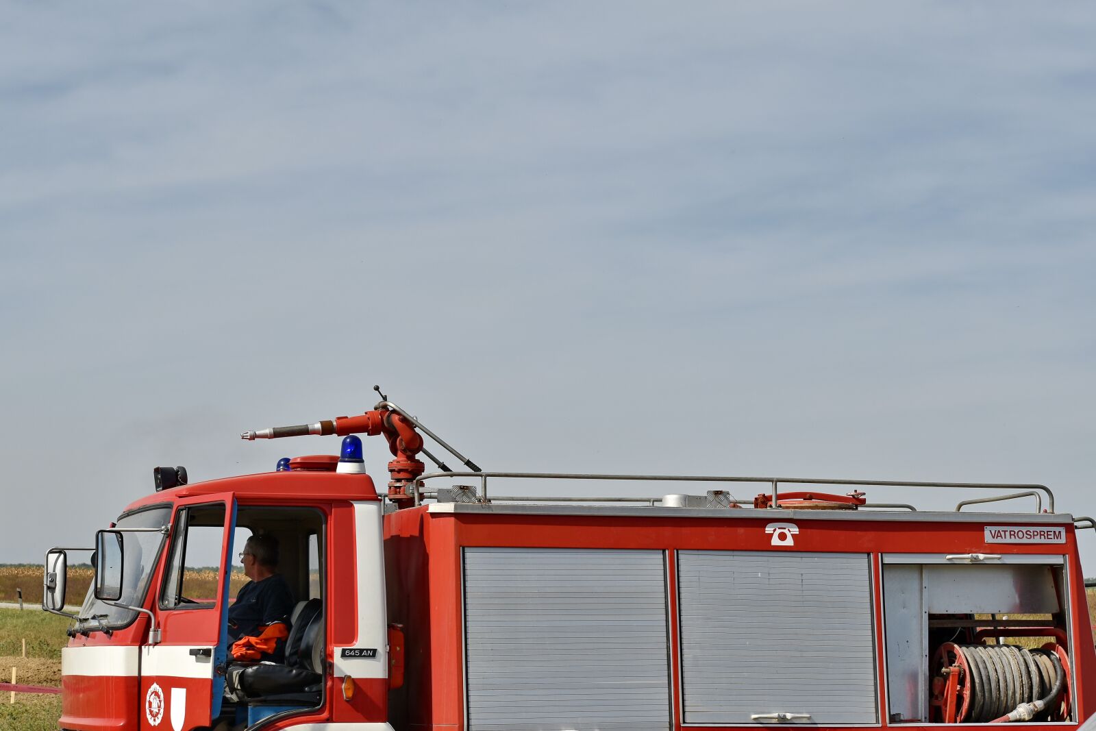 Nikon D5500 sample photo. Duty, firefighter, truck, fire photography