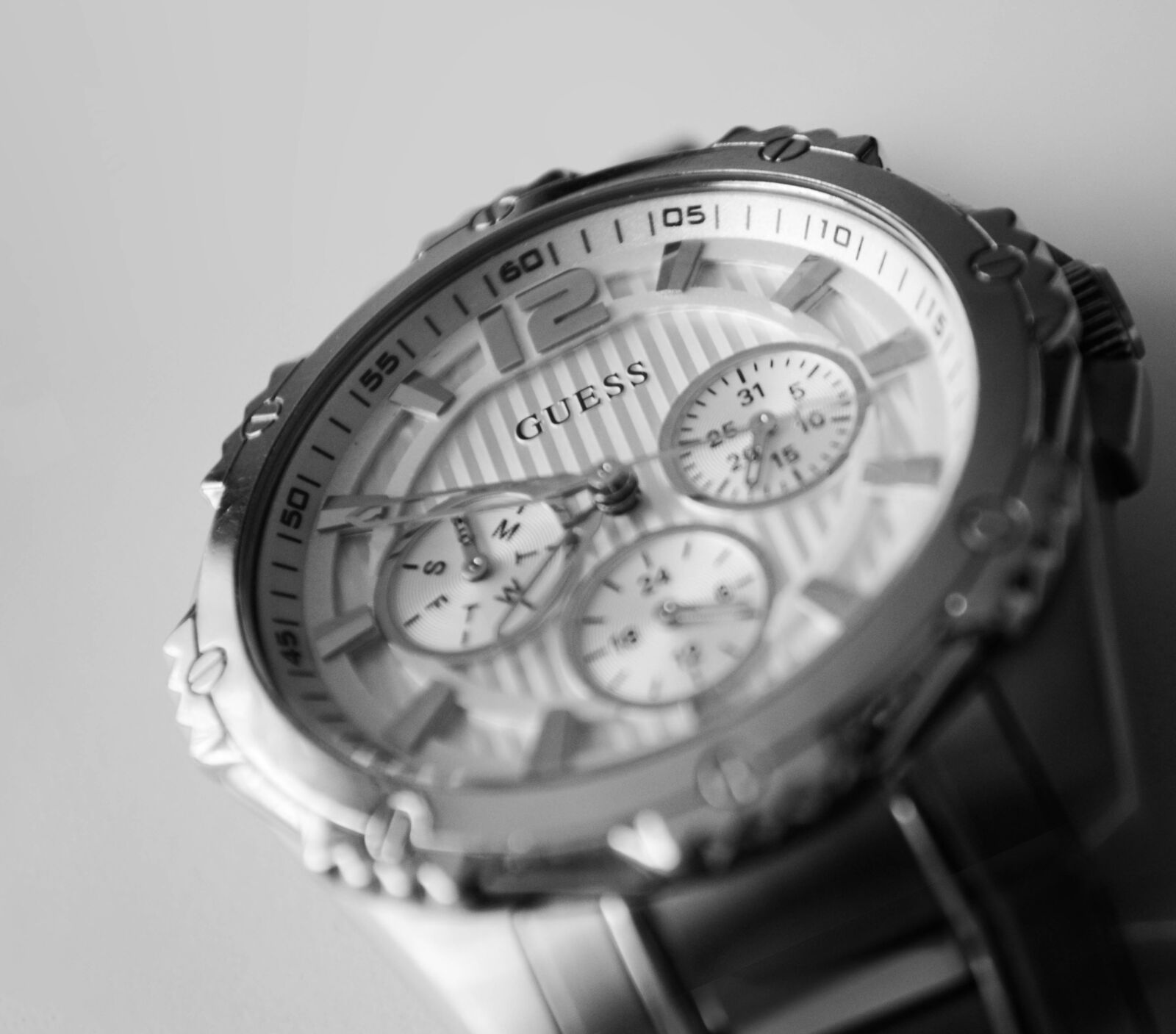 Nikon D3100 sample photo. Clock, metal, watch photography