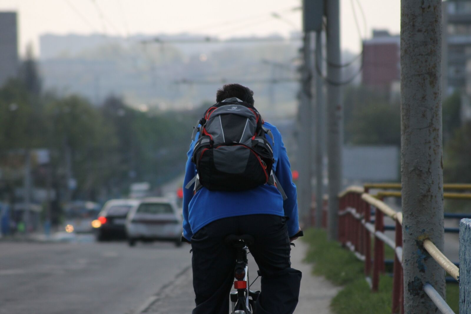 Canon EOS 1100D (EOS Rebel T3 / EOS Kiss X50) sample photo. Bike, cyclist, road photography