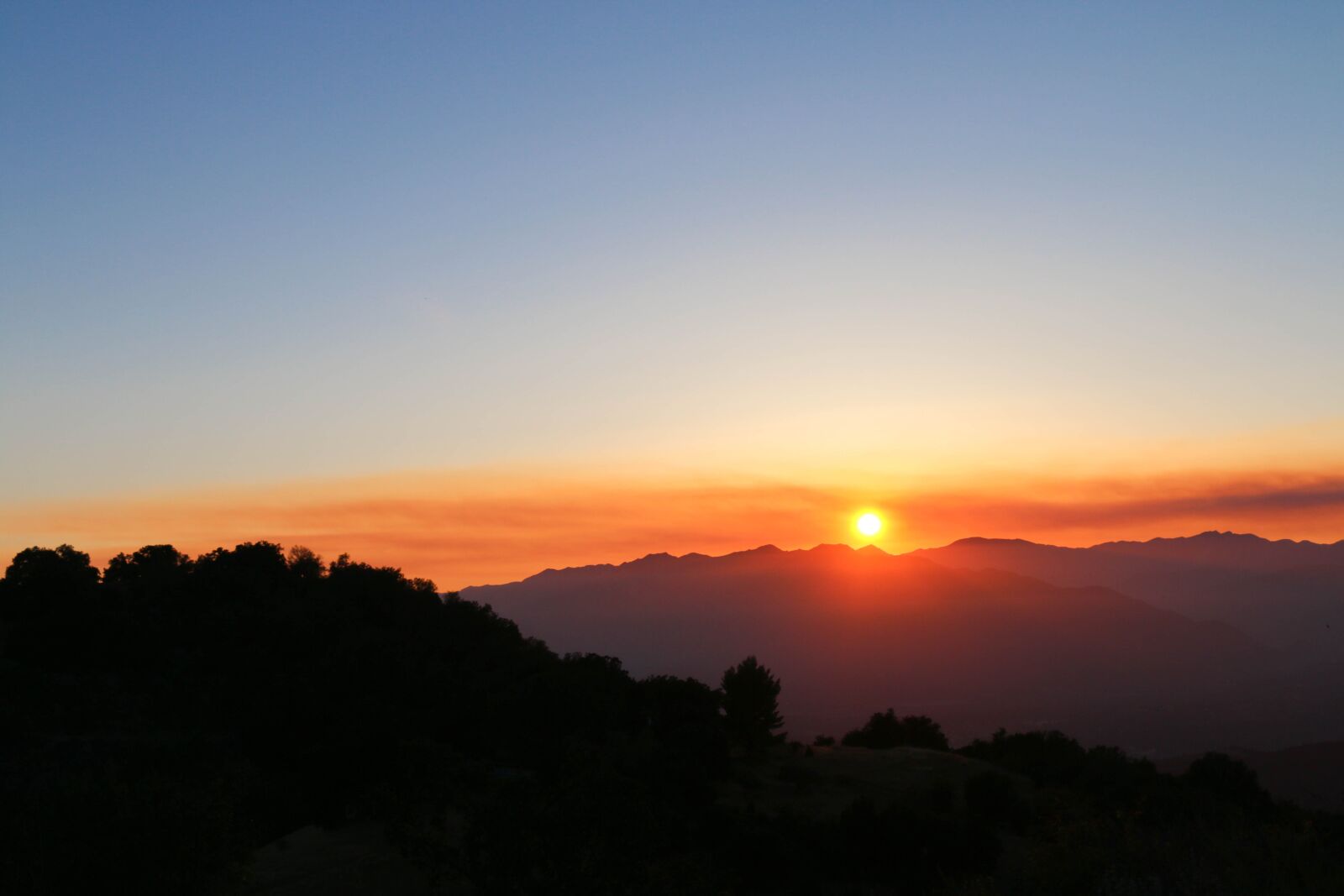 Canon EOS 70D sample photo. Ojai, sunset, clouds photography