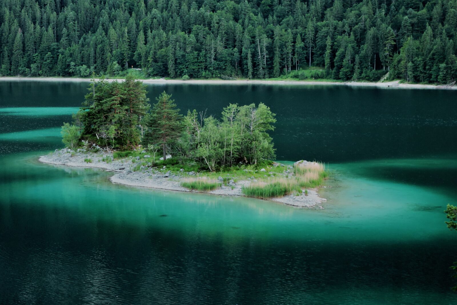 Lake with Island