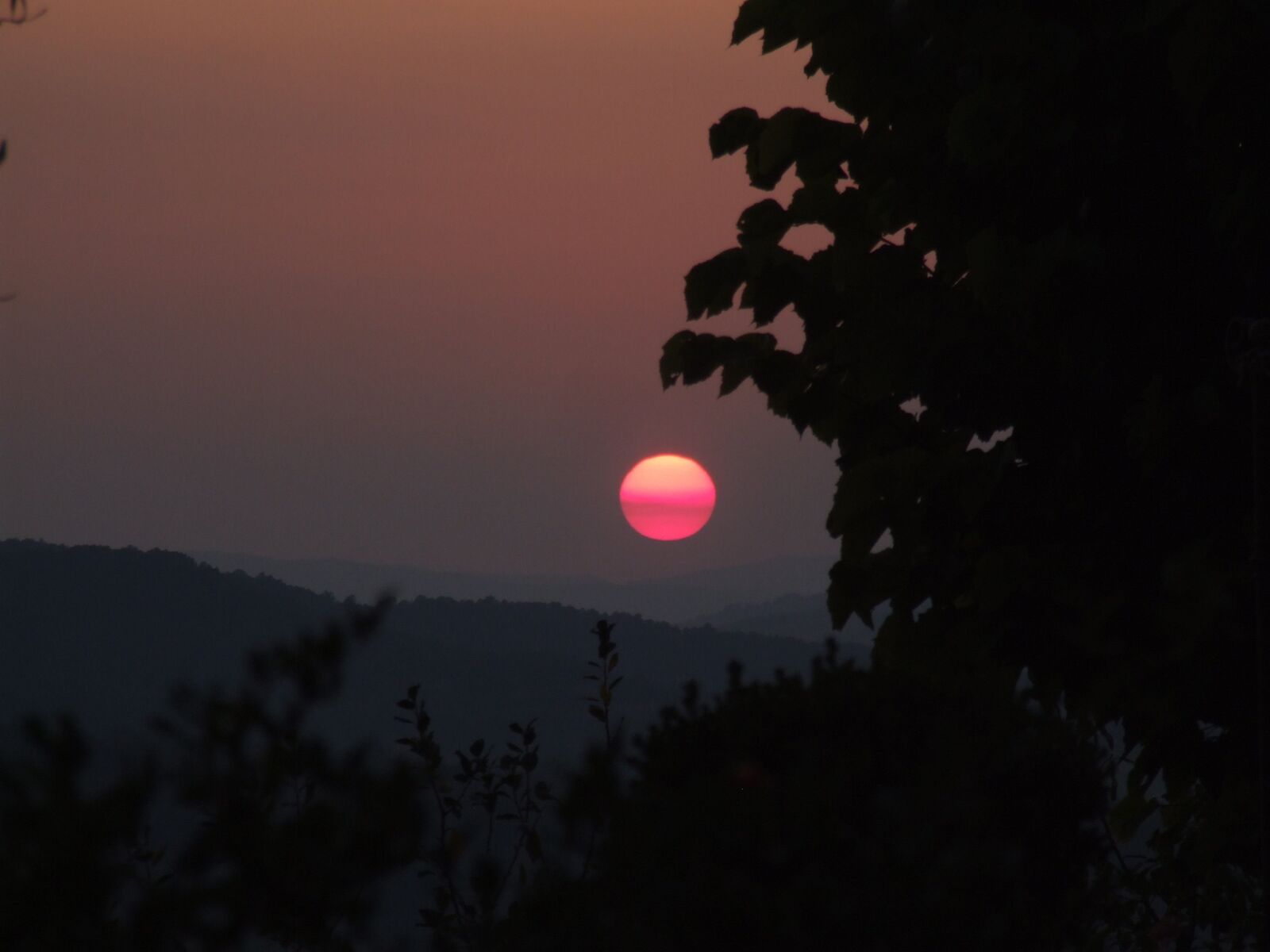 Fujifilm FinePix S9600 sample photo. Sunset, afterglow, evening sky photography