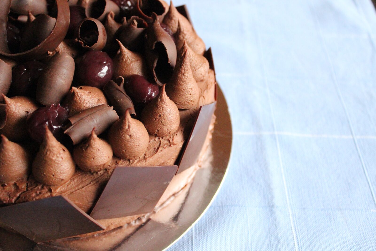 Canon EOS 600D (Rebel EOS T3i / EOS Kiss X5) sample photo. Chocolate, cake, black forest photography