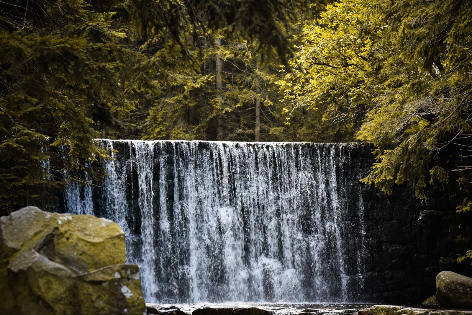 Nikon D7200 sample photo. Wild waterfall, water, nature photography