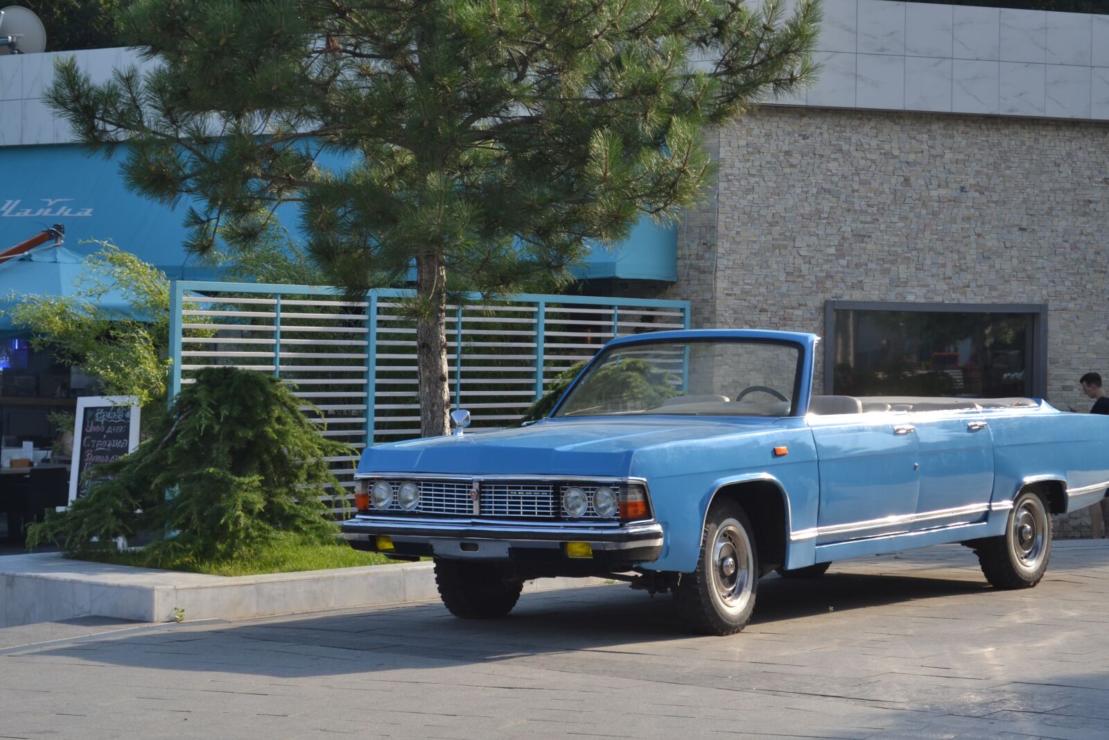 Nikon D3100 sample photo. Machine, blue, car photography