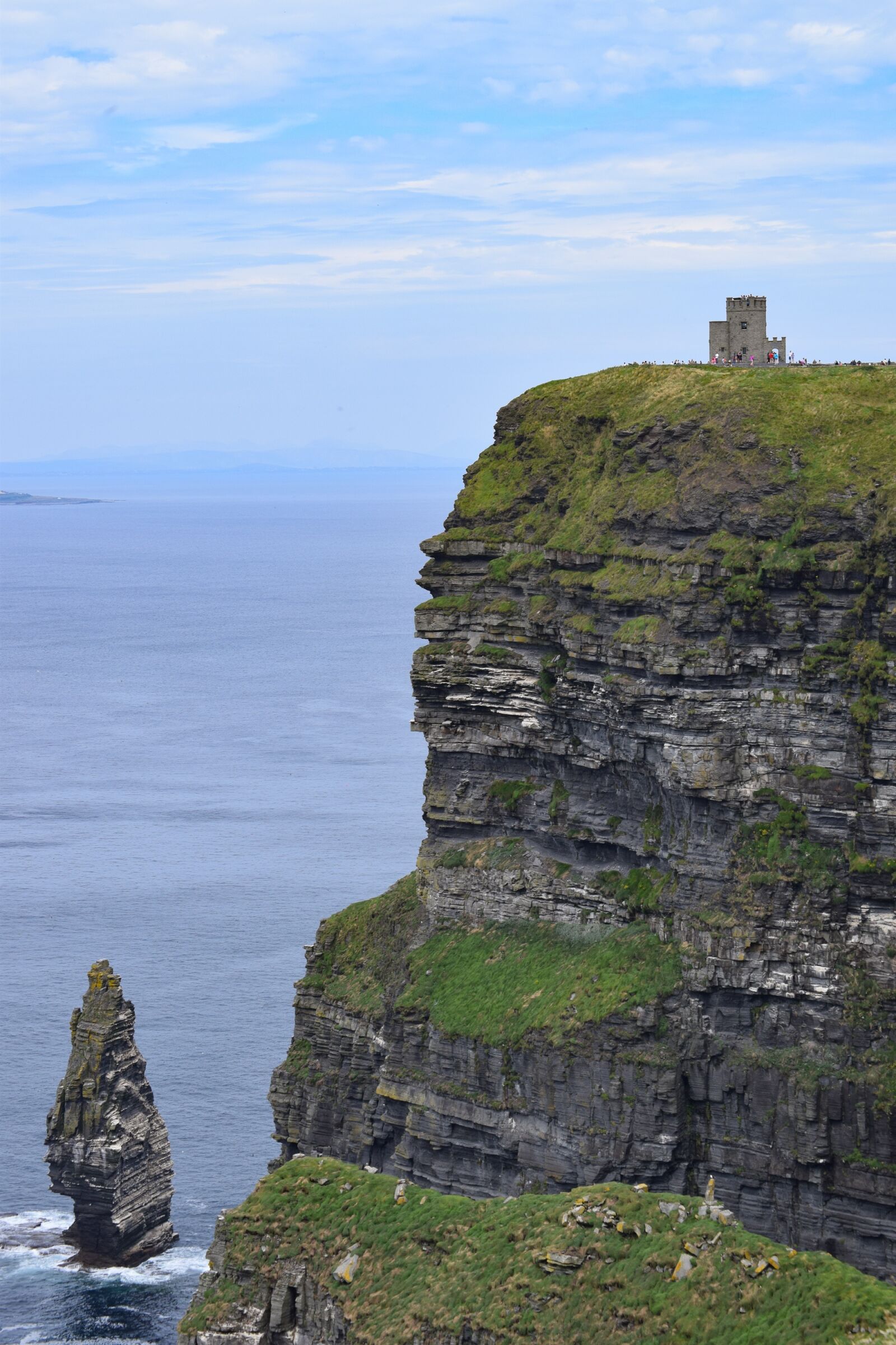 Nikon D3300 sample photo. Cliff, sea, tower photography