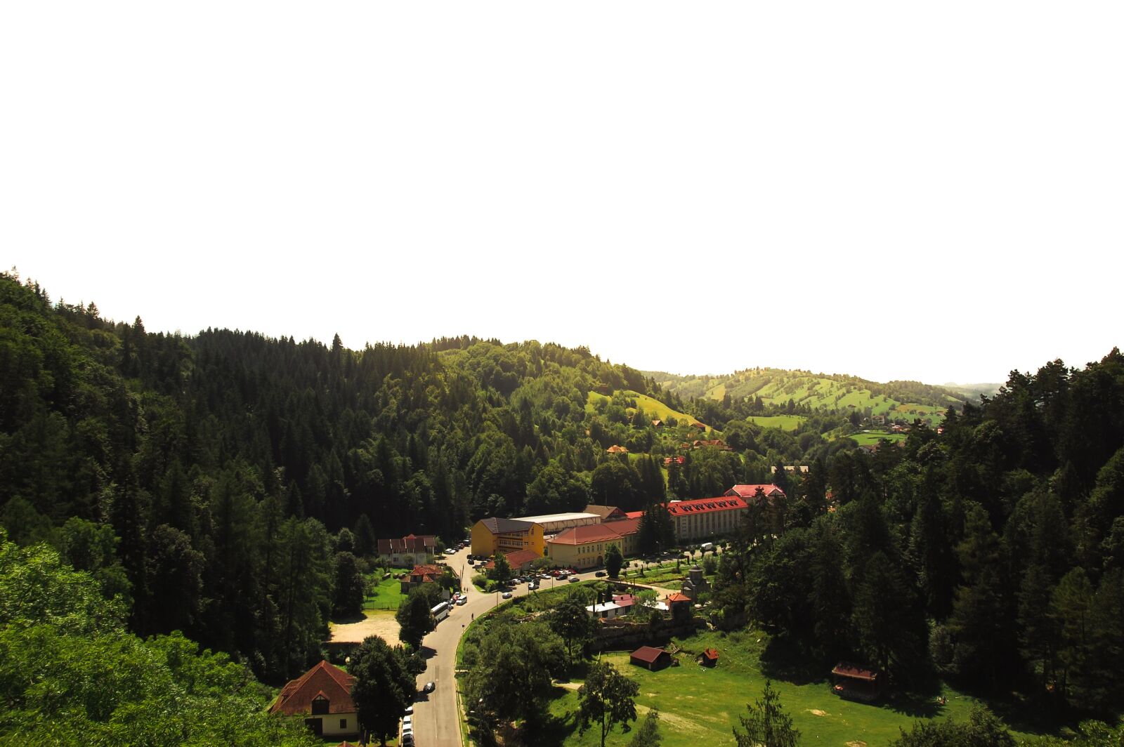 Nikon D40 sample photo. Bran, romania, outlook photography